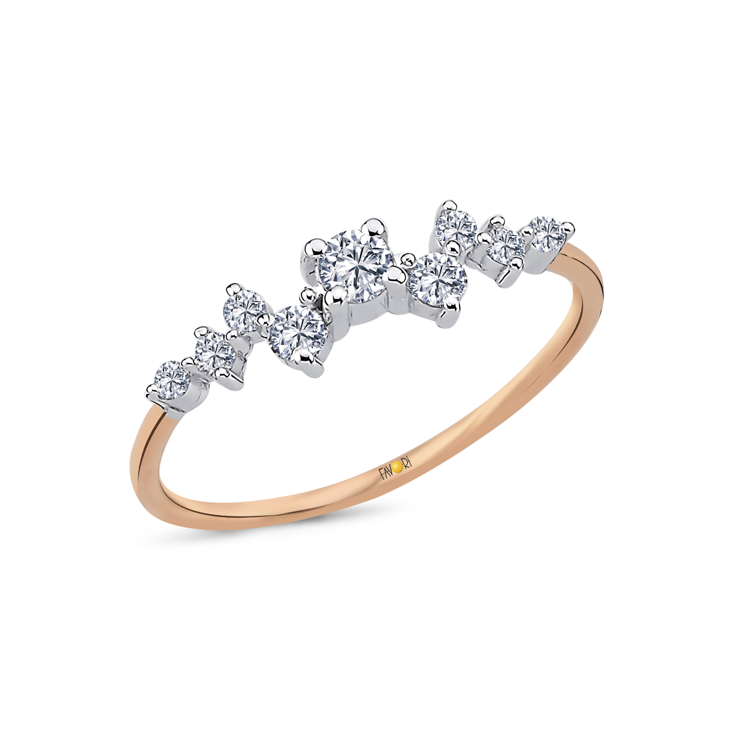 PIRLANTA FANTAZİ YÜZÜK 0.28 CT