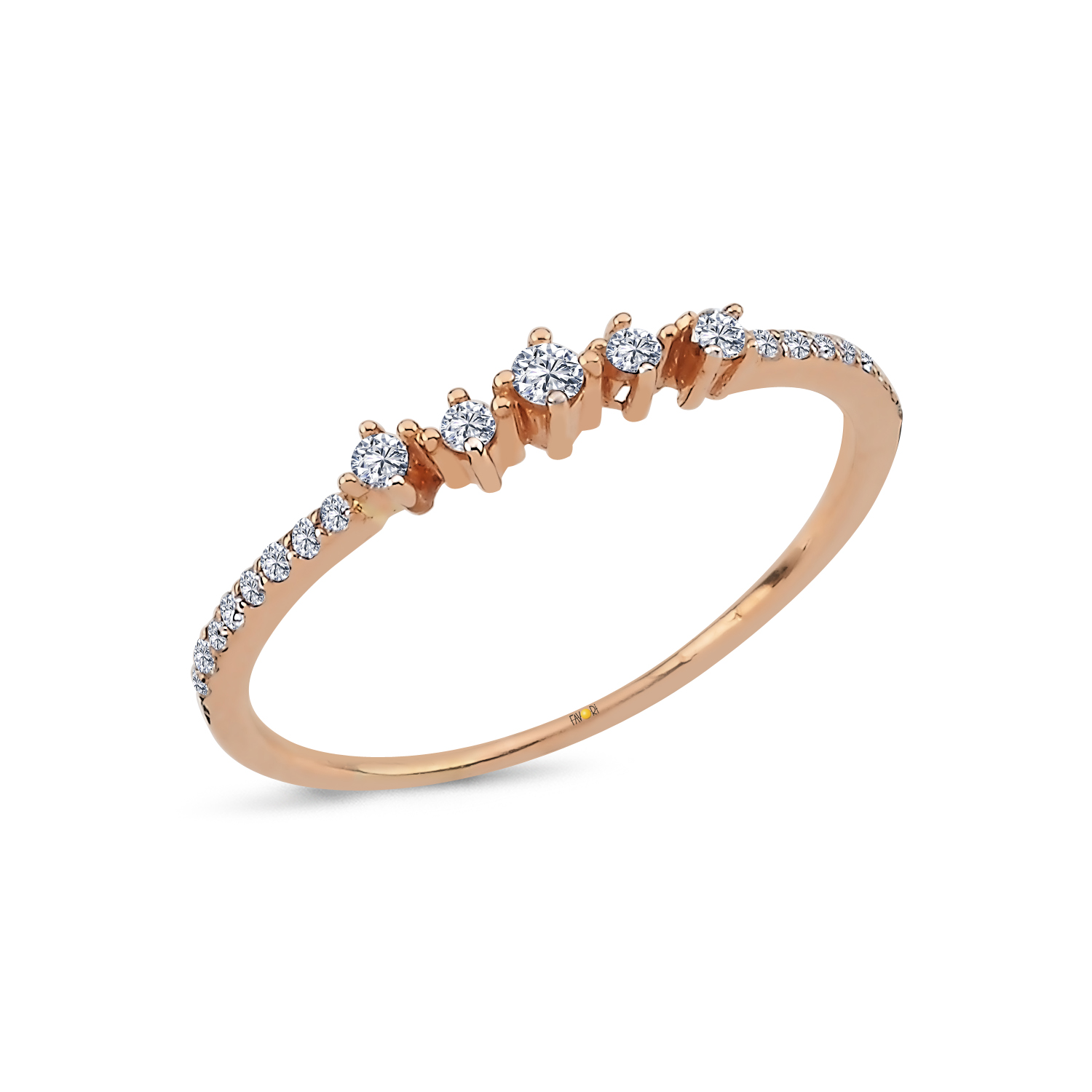 PIRLANTA FANTAZİ YÜZÜK 0.19 CT