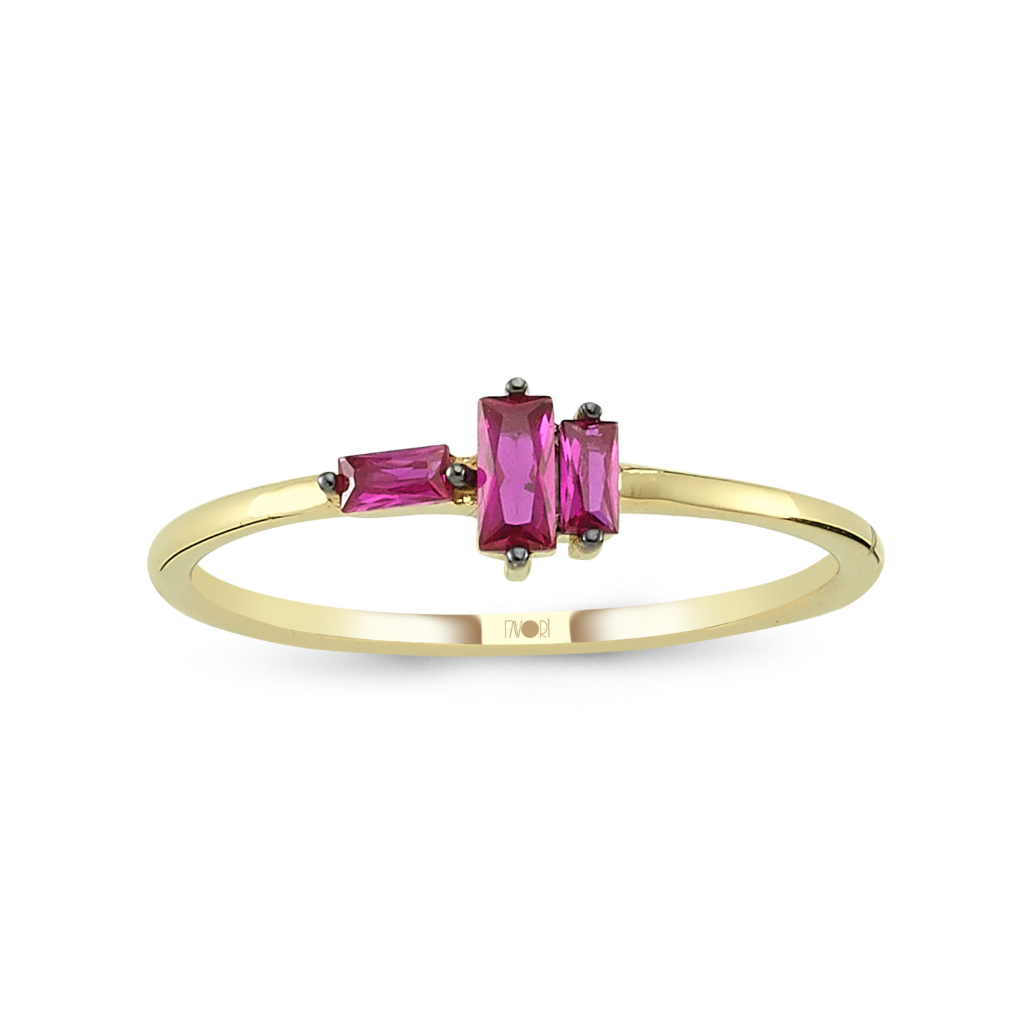 Altın Taşlı Yüzük