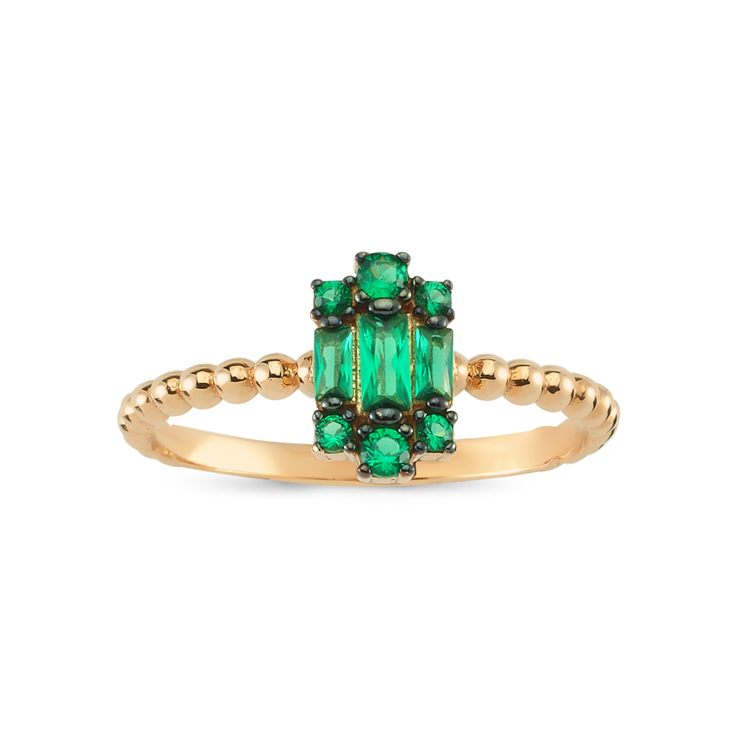 Altın Renkli Taşlı Yüzük