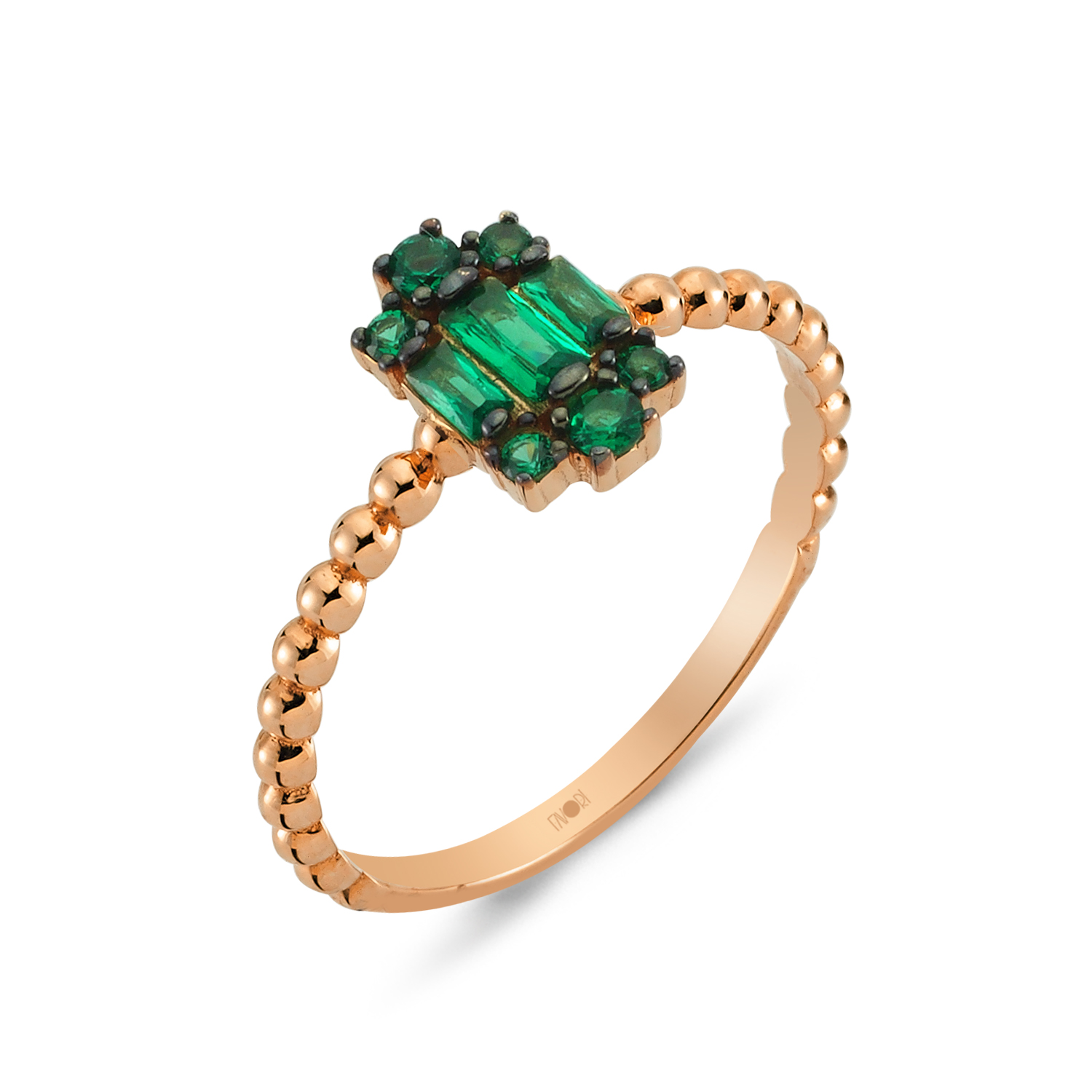 Altın Renkli Taşlı Yüzük