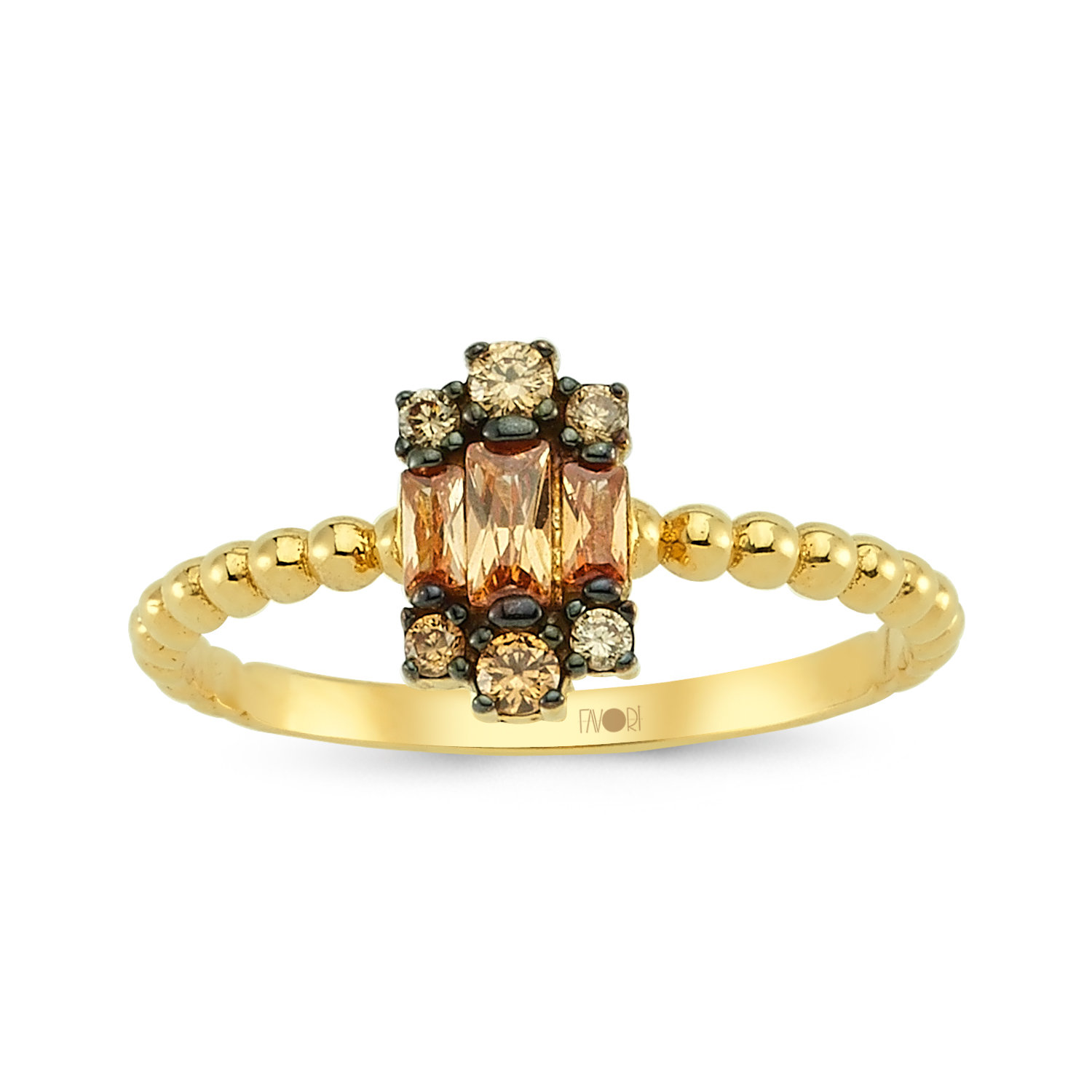 Altın Taşlı Yüzük