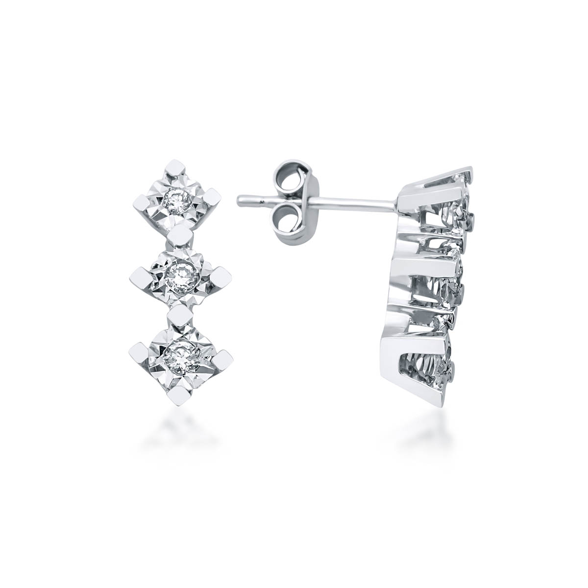 Pırlanta Tria Küpe