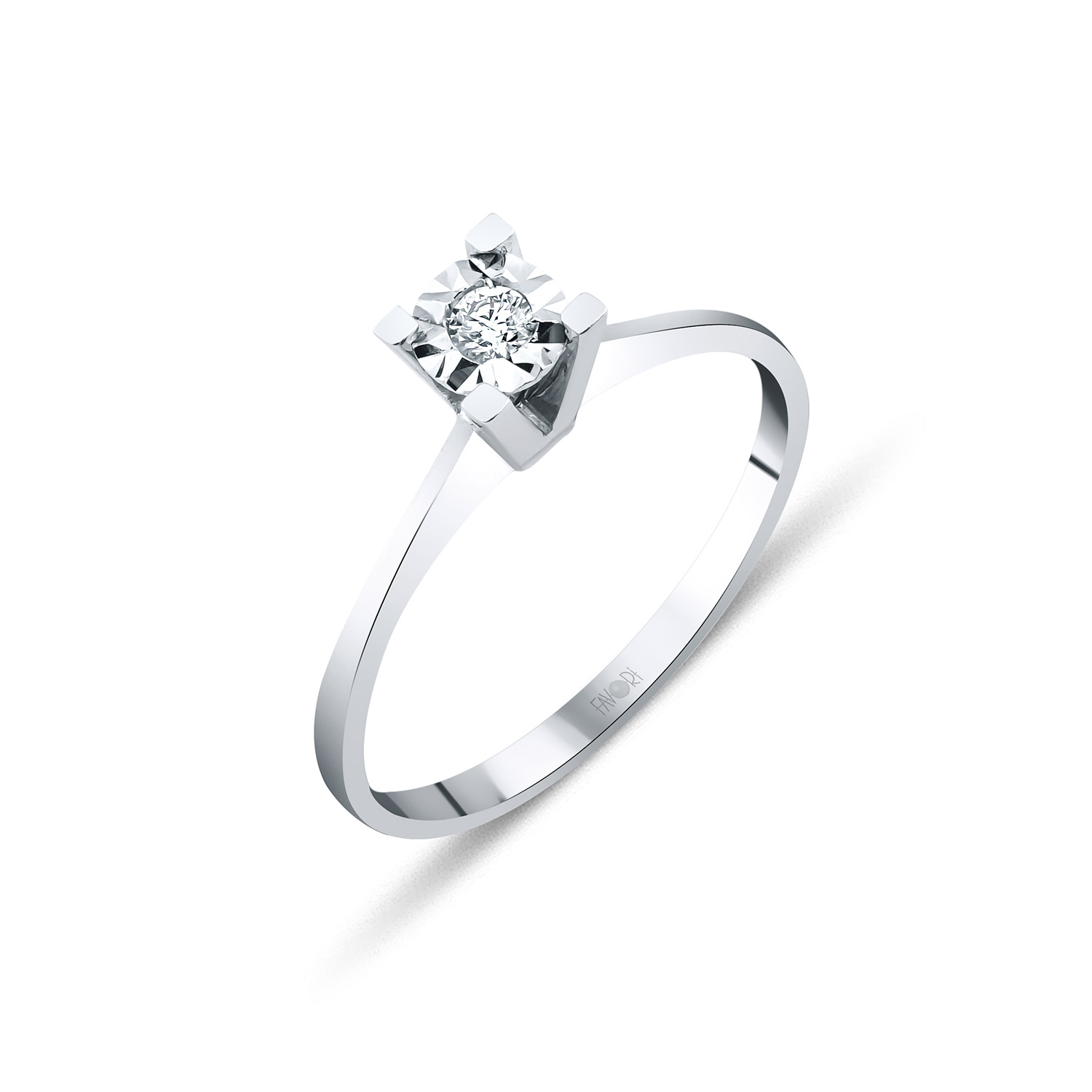PIRLANTA TEKTAŞ YÜZÜK  0,06 CT