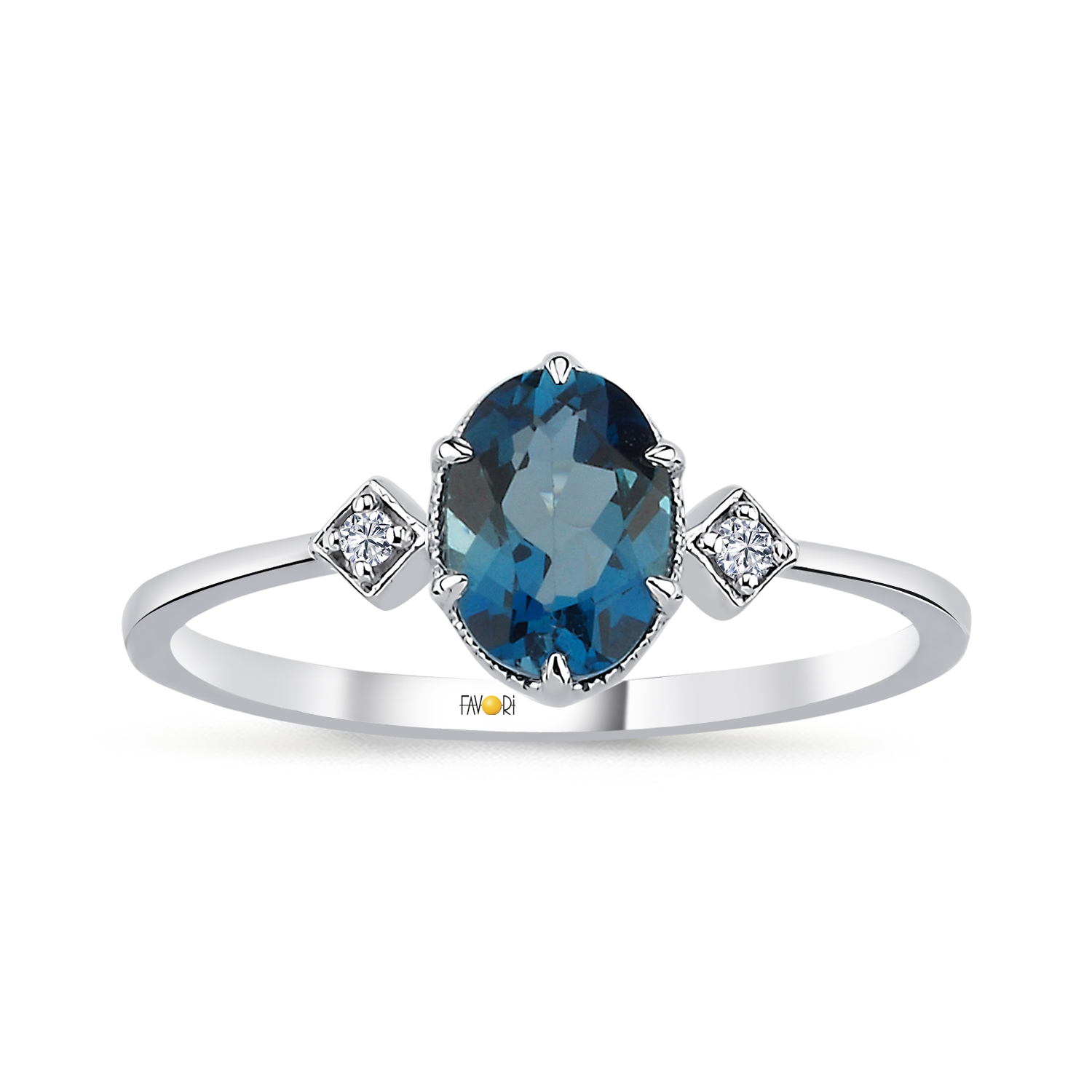 Pırlanta Renkli Yüzük