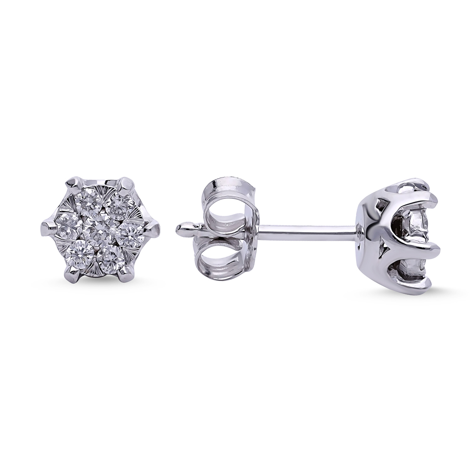 Pırlanta Taşlı Küpe