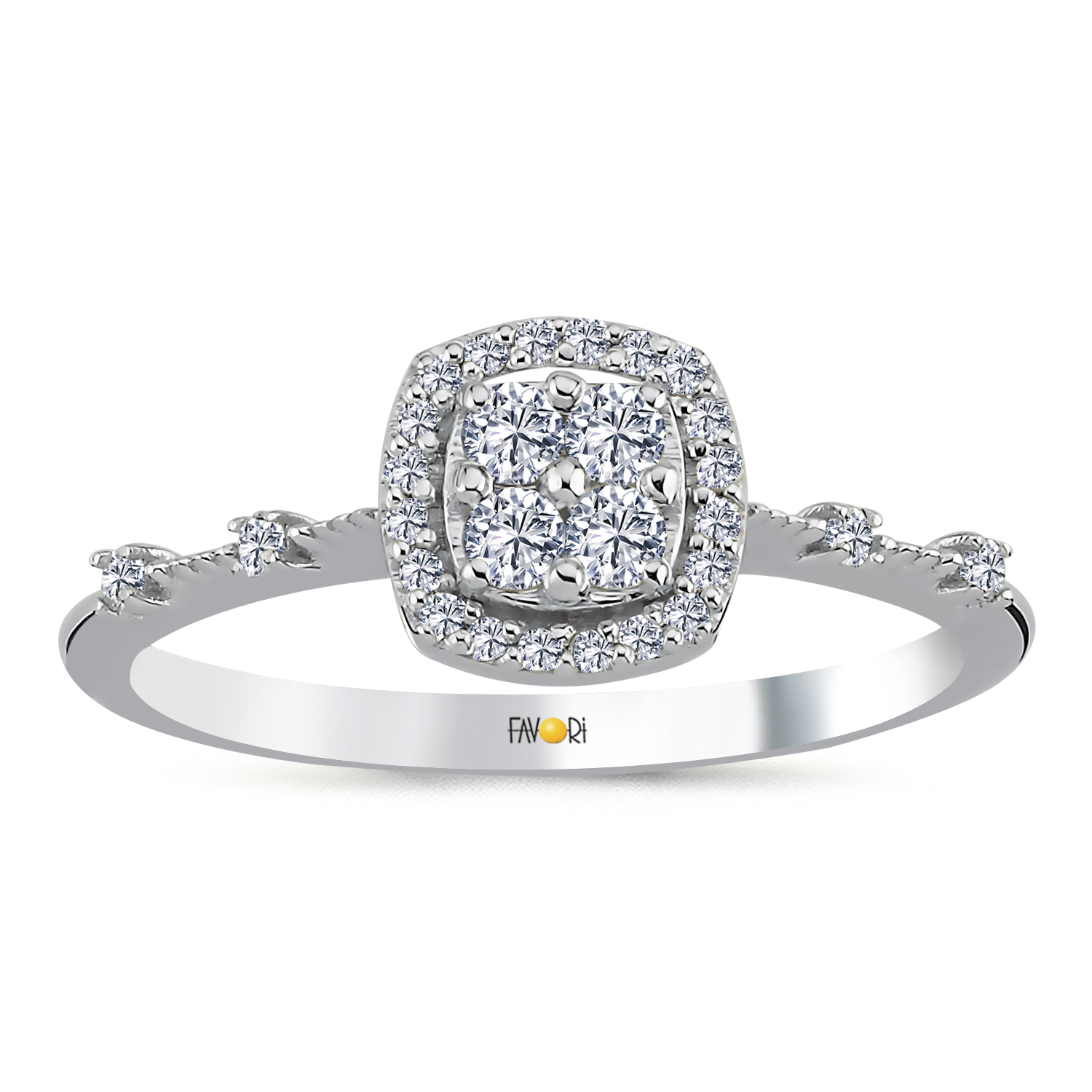 Pırlanta Taşlı Yüzük