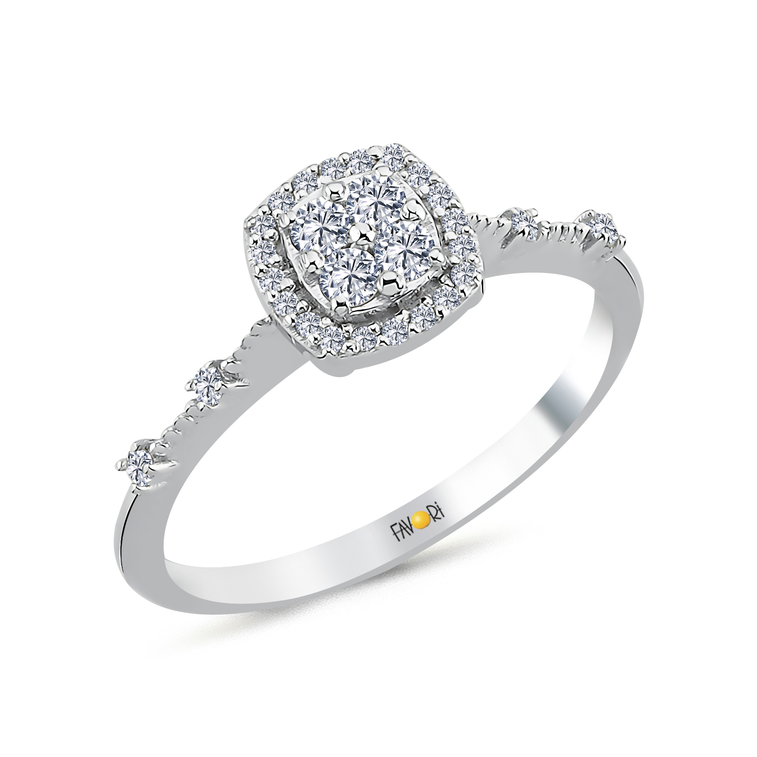 Pırlanta Taşlı Yüzük