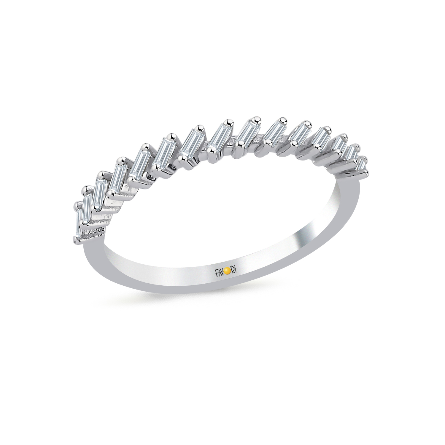 Pırlanta Yarımtur Yüzük