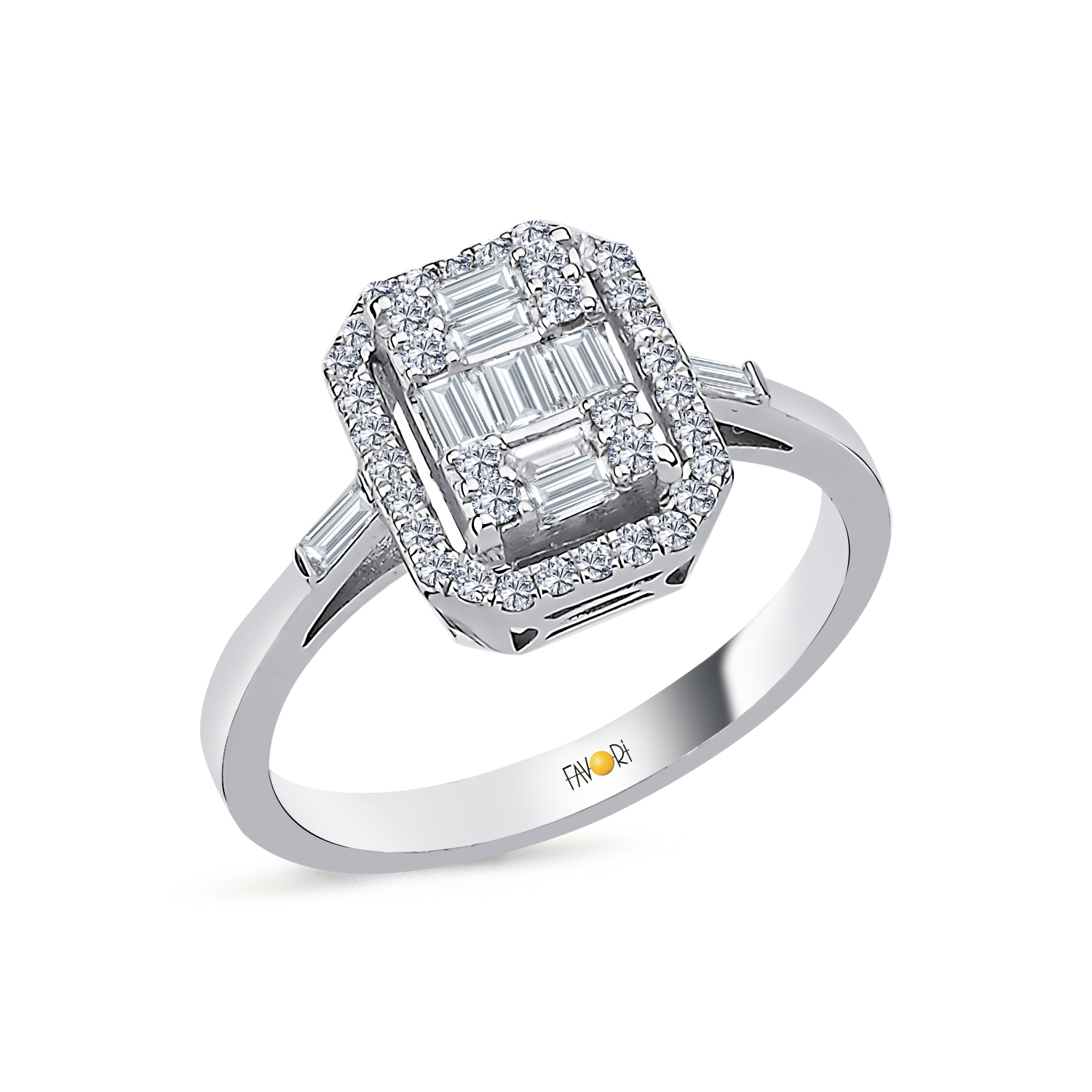 Pırlanta Baget Yüzük