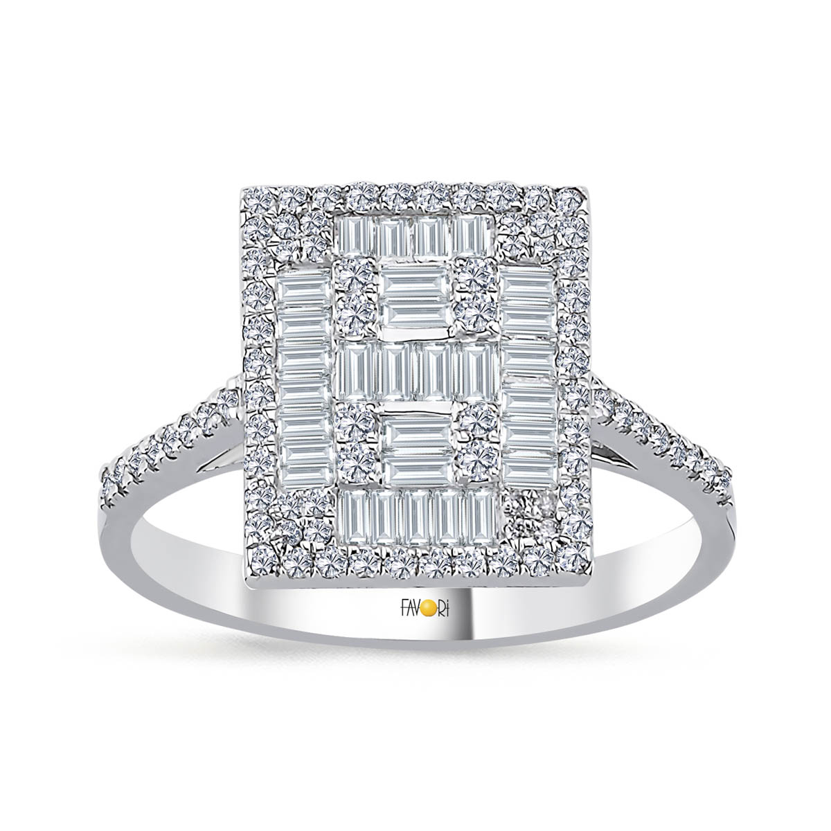 Pırlanta Baget Yüzük