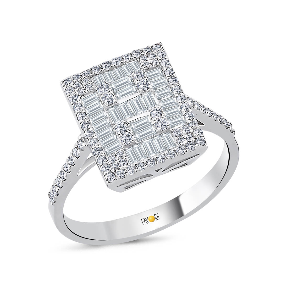 Pırlanta Baget Yüzük