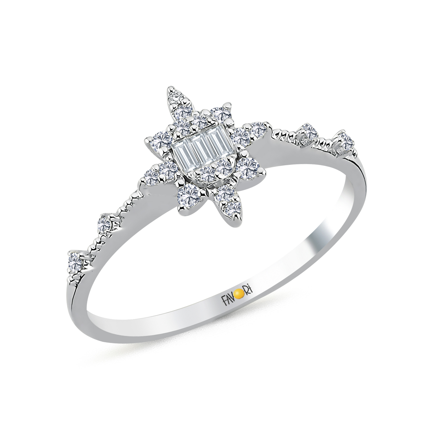 Pırlanta Baget Yüzük