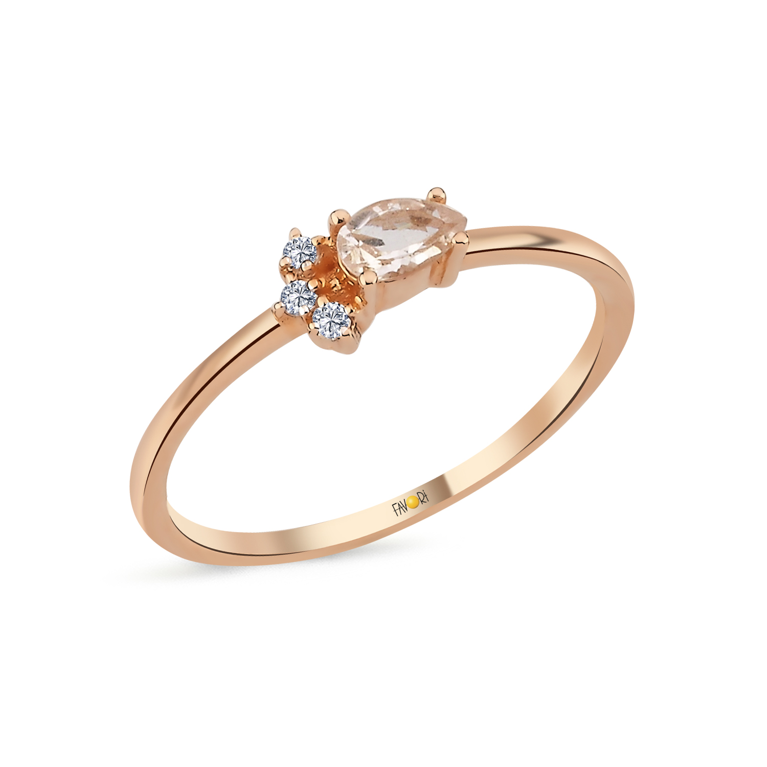 Pırlanta Renkli Yüzük