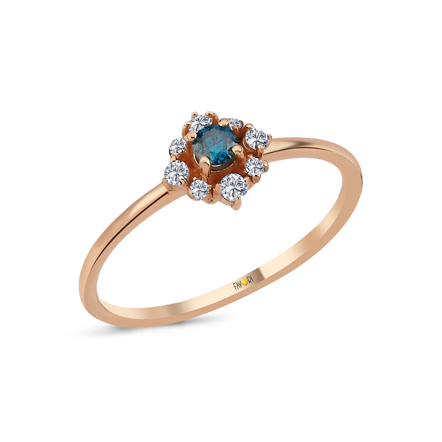 Pırlanta Renkli Yüzük