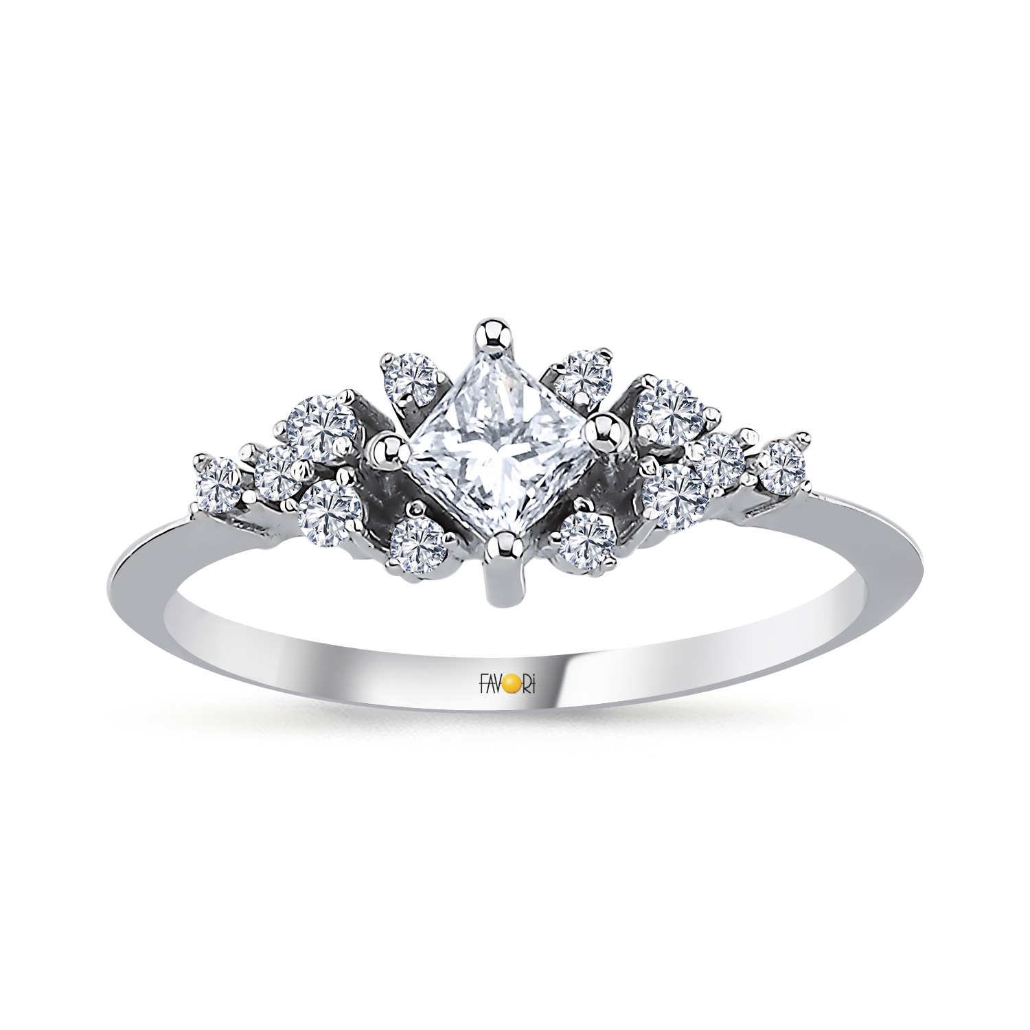 Pırlanta Fantazi Tektaş Yüzük