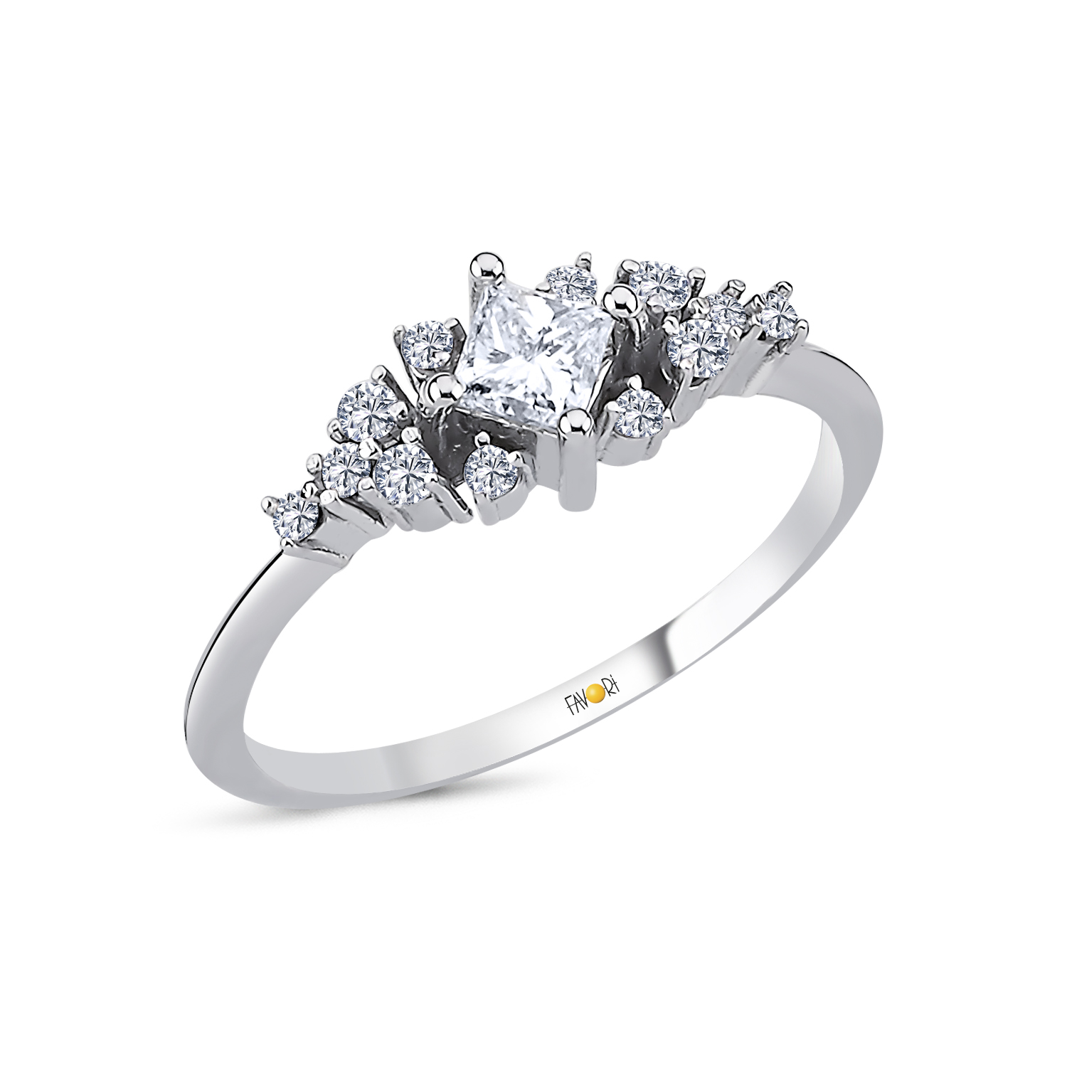 Pırlanta Fantazi Tektaş Yüzük