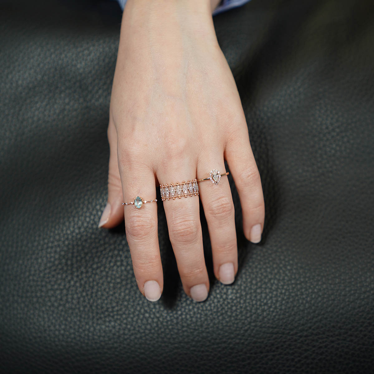 Pırlanta Baget Yüzük