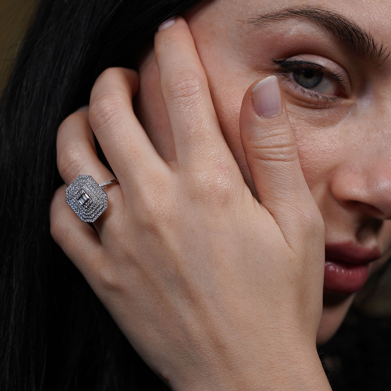 Pırlanta Baget Yüzük