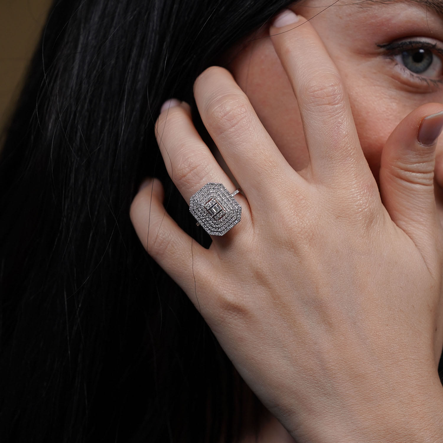 Pırlanta Baget Yüzük