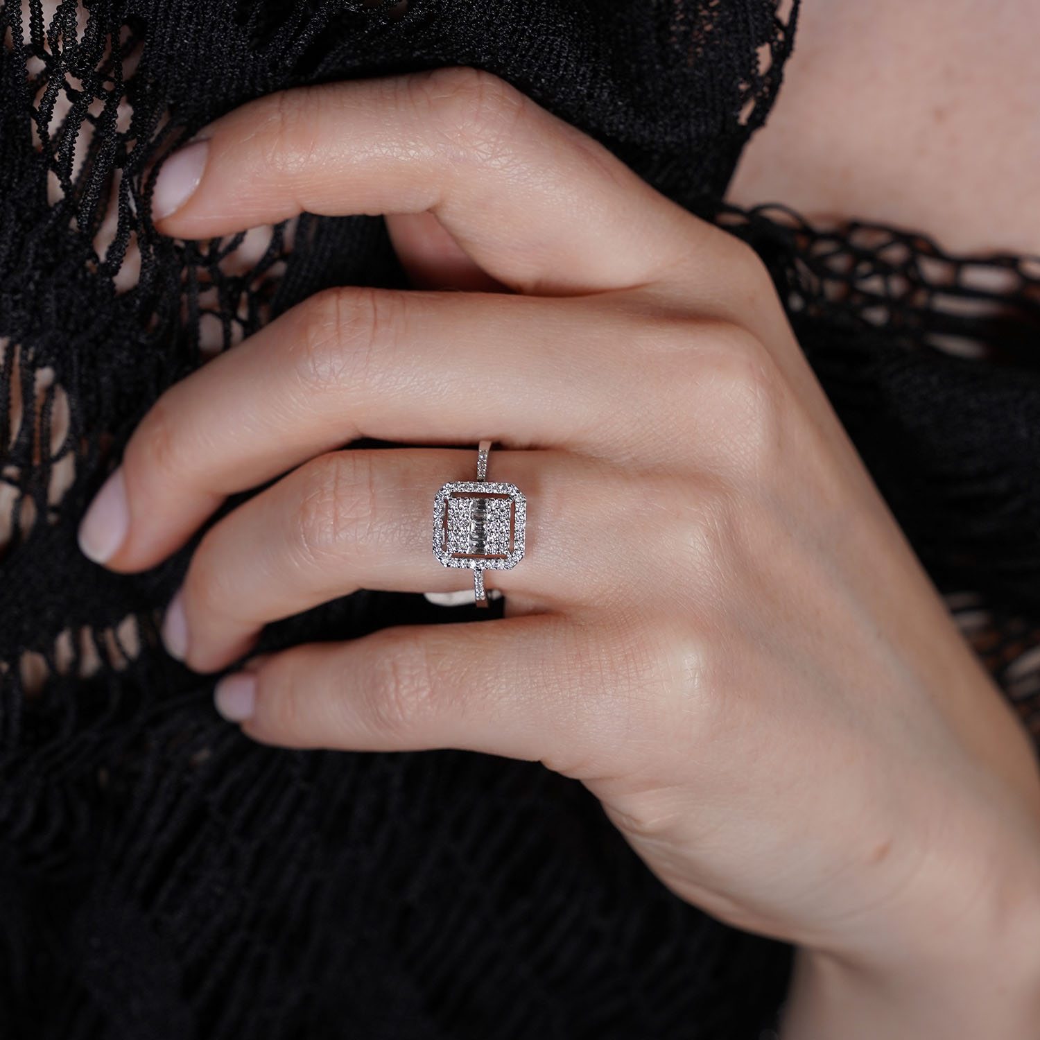 Pırlanta Baget Yüzük