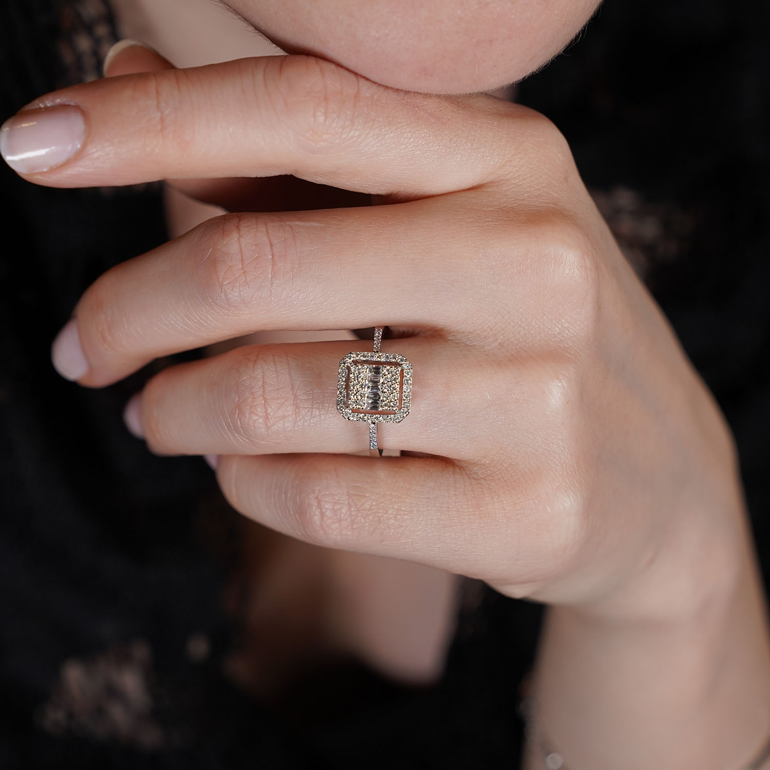 Pırlanta Baget Yüzük