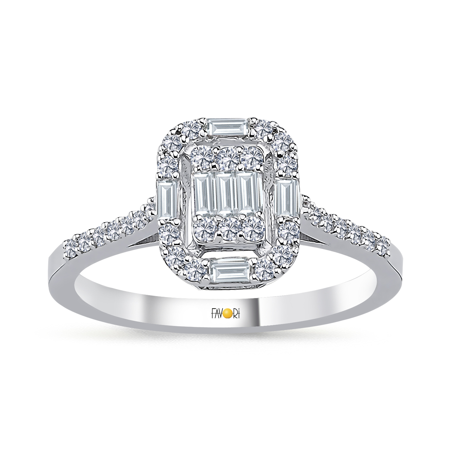 Pırlanta Baget Yüzük