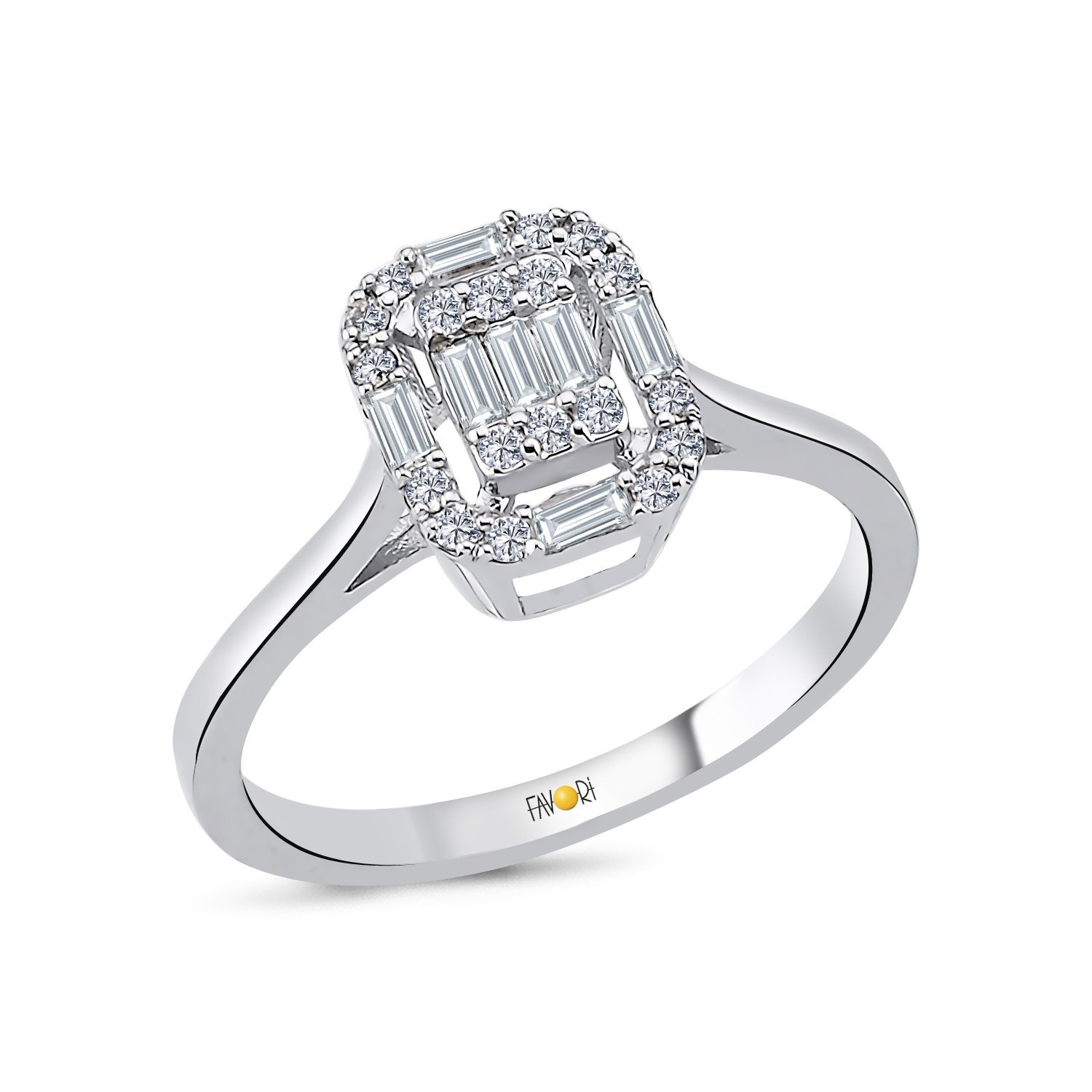 Pırlanta Baget Yüzük