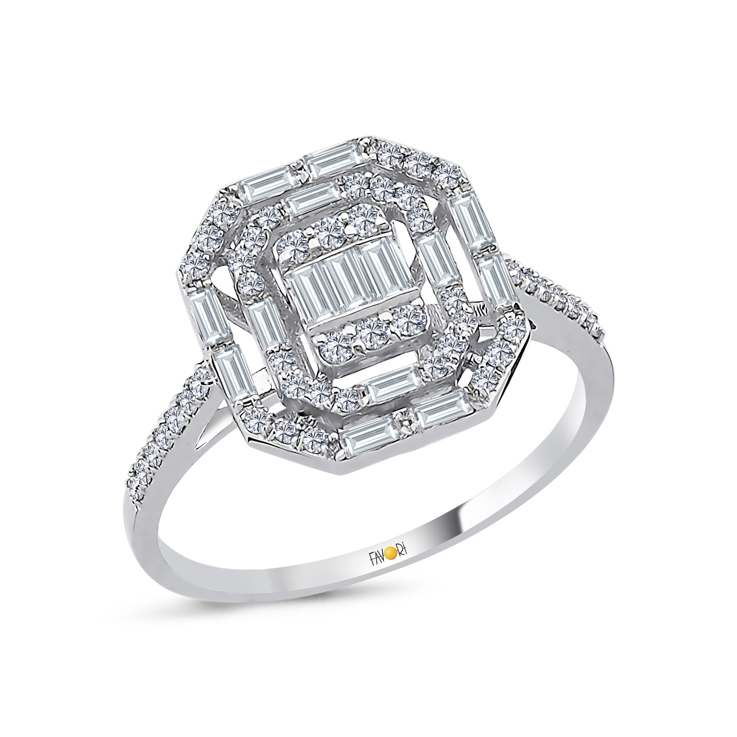 Pırlanta Baget Yüzük