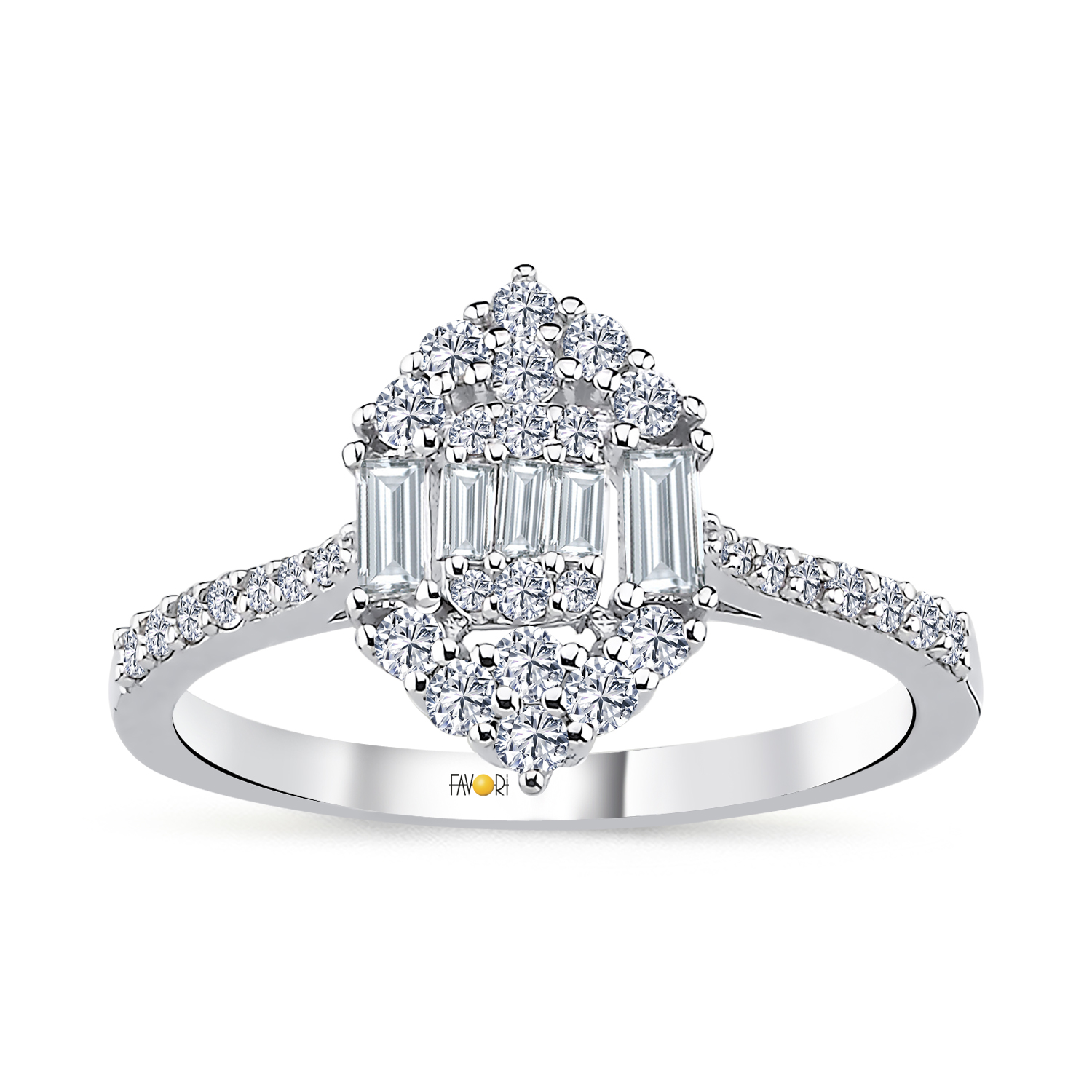 Pırlanta Baget Yüzük