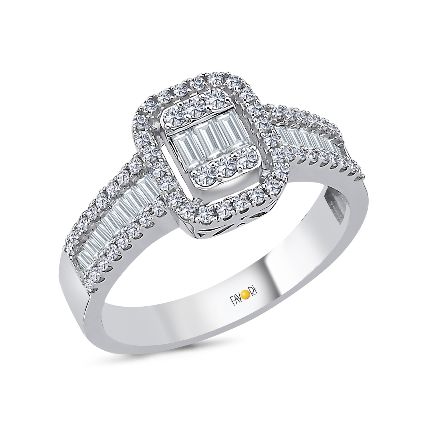 Pırlanta Baget Yüzük