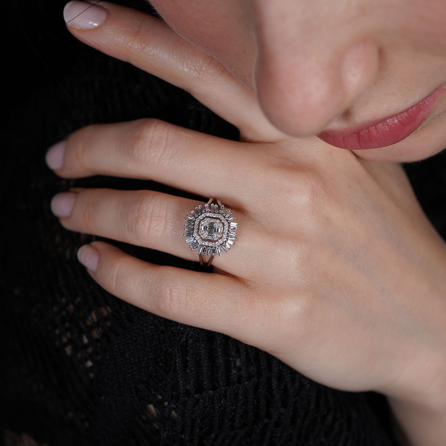 Pırlanta Baget Yüzük