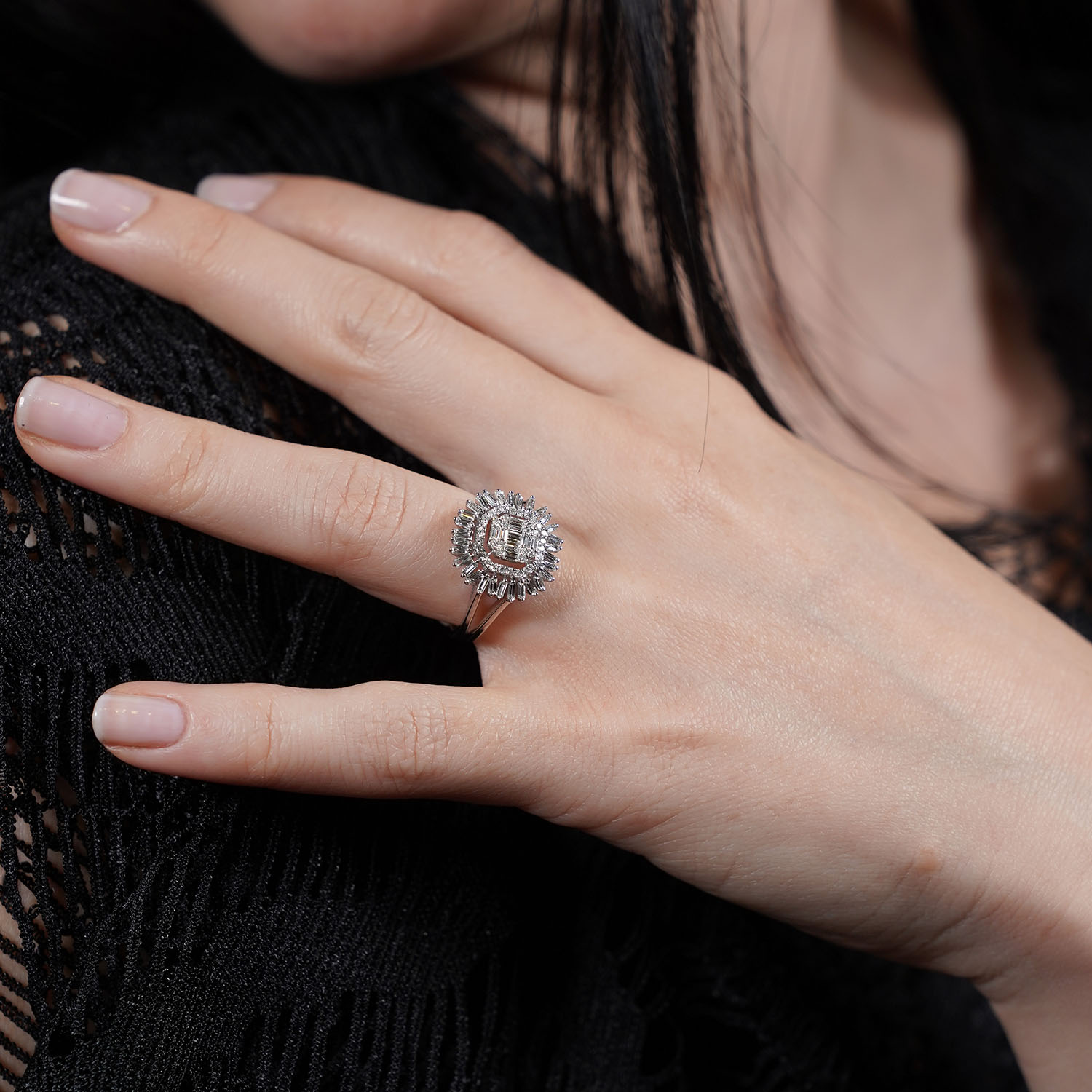 Pırlanta Baget Yüzük