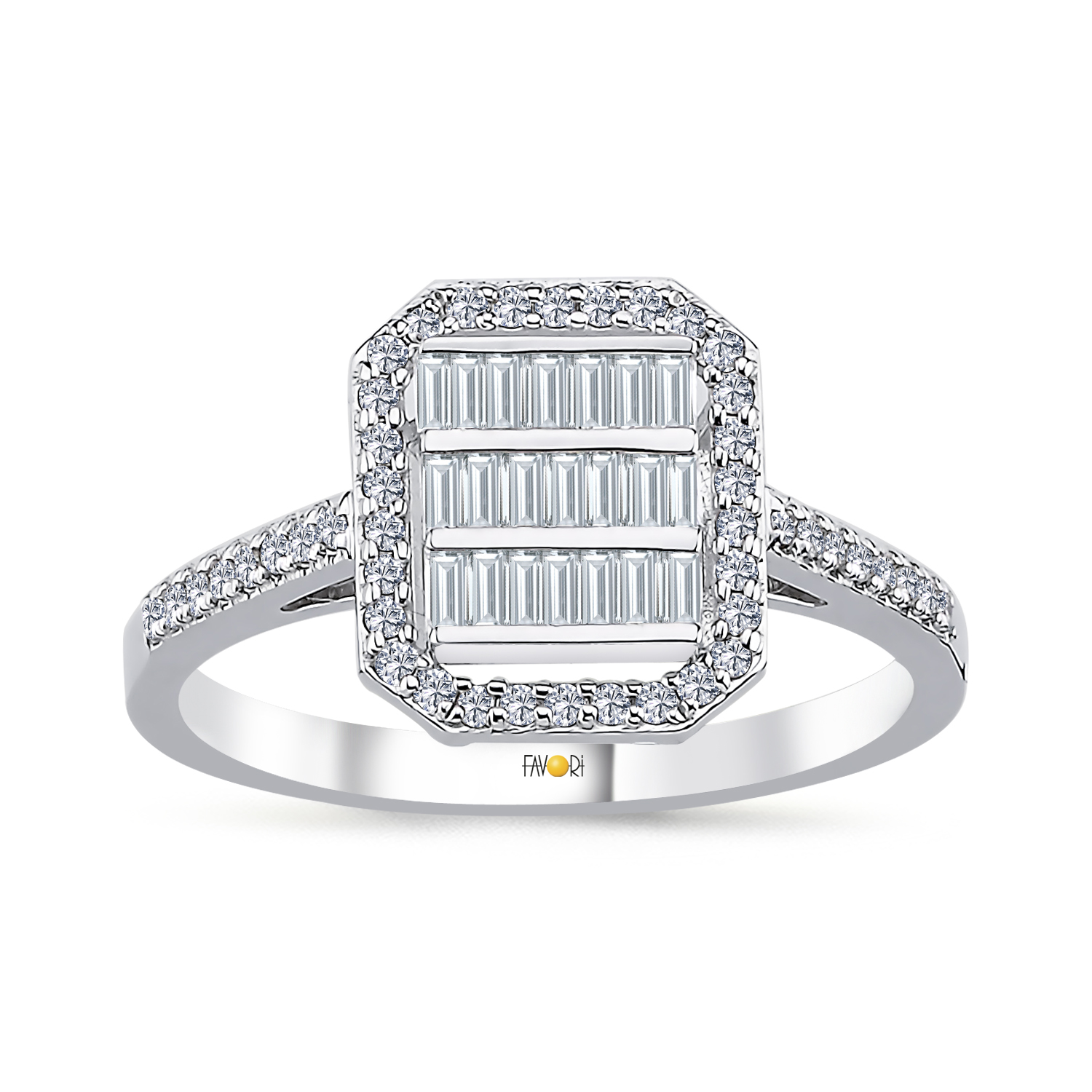 Pırlanta Baget Yüzük