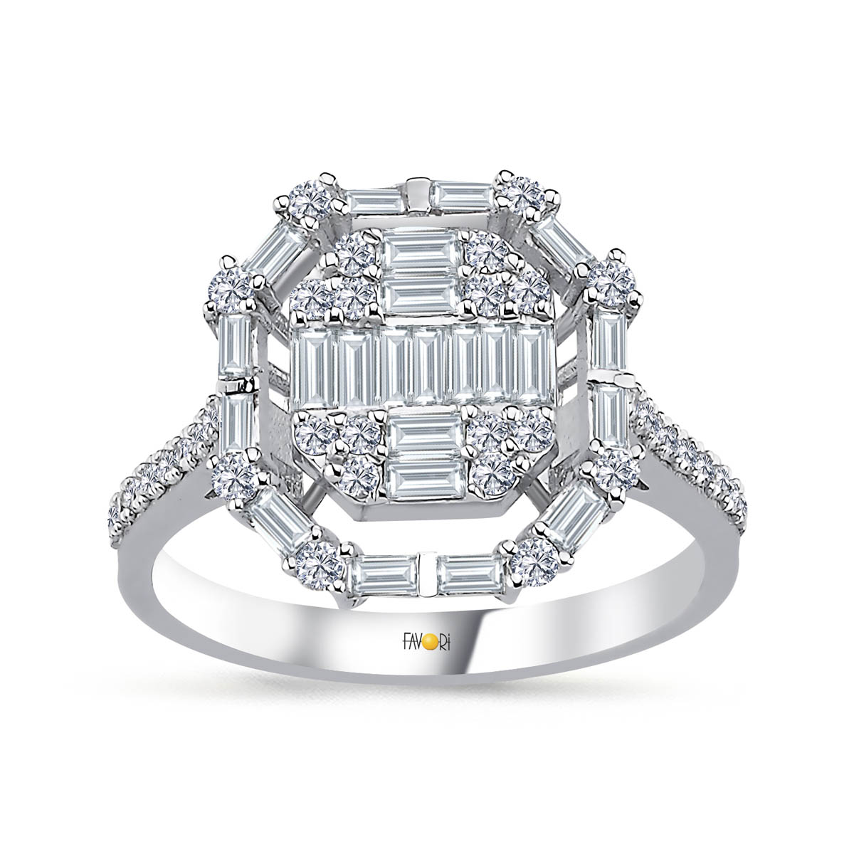 Pırlanta Baget Yüzük