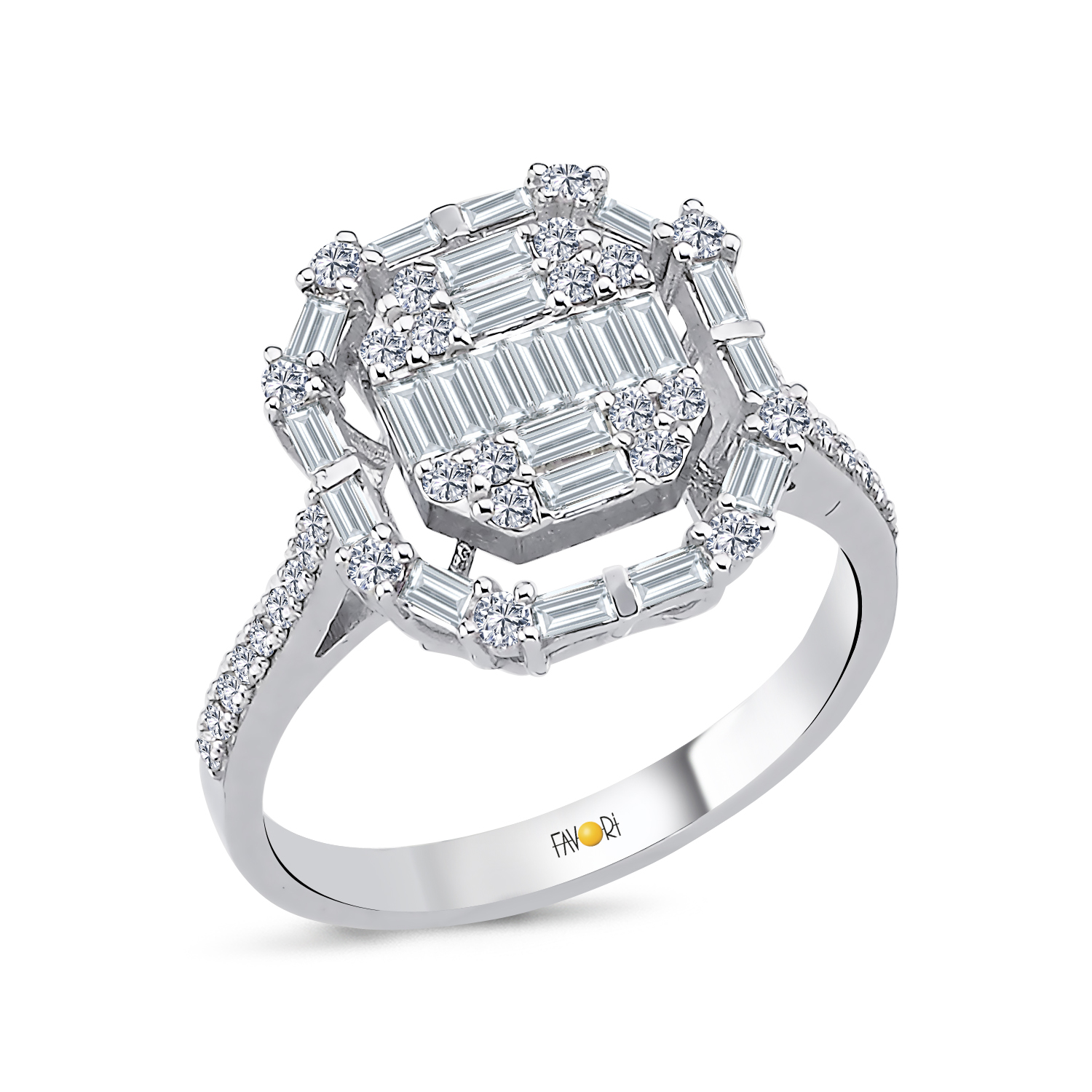 Pırlanta Baget Yüzük