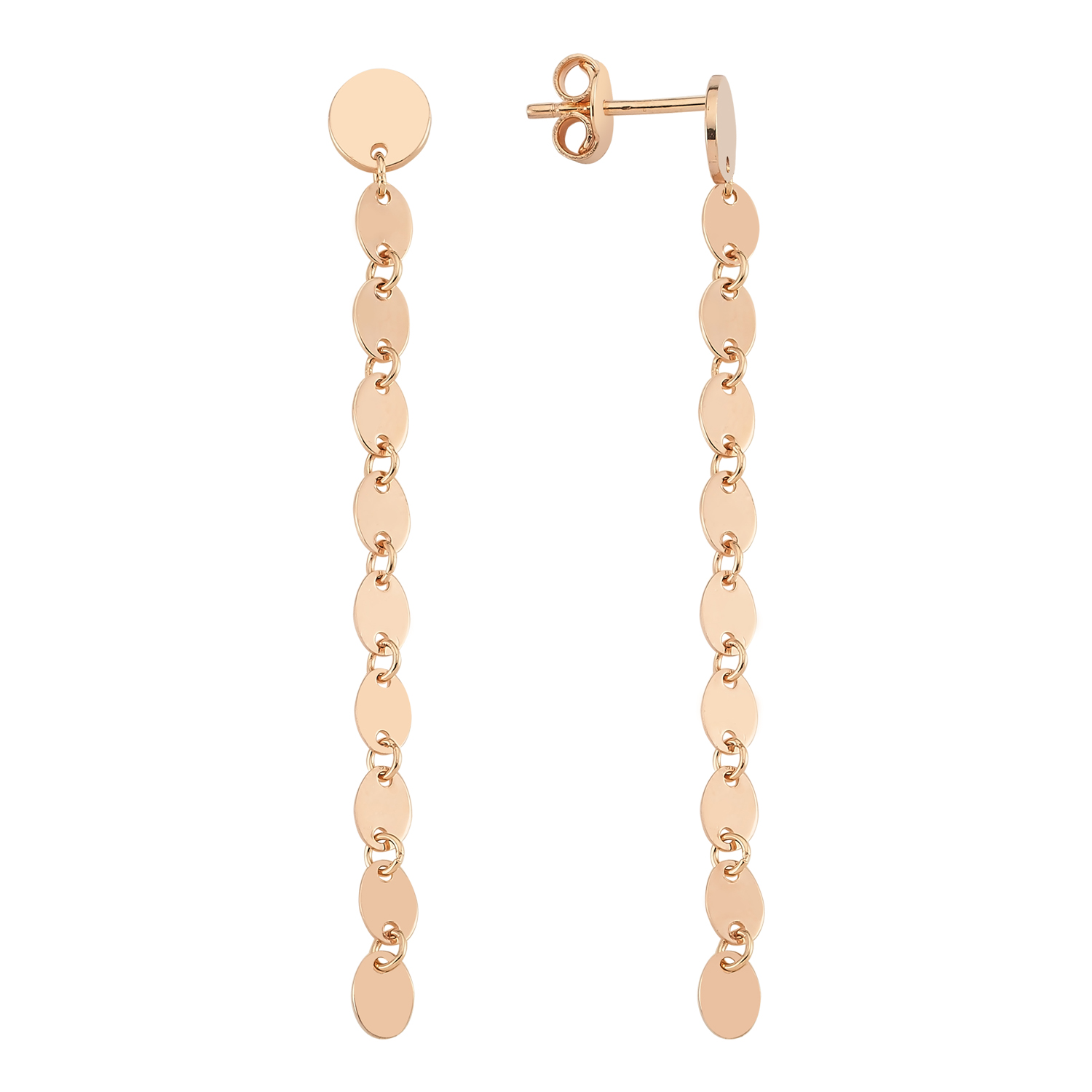 Pullu Sallantılı Küpe