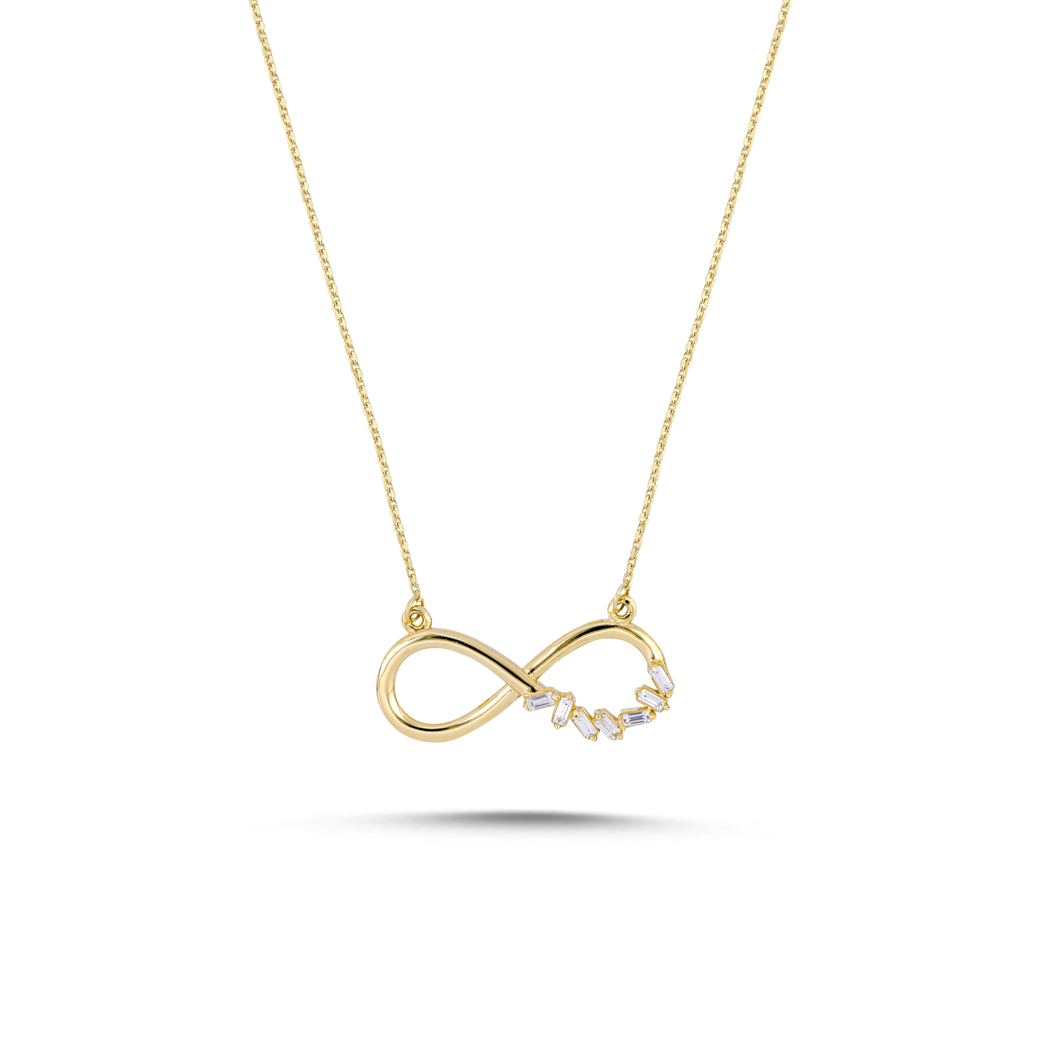 Baget Taşlı Sonsuzluk Kolye