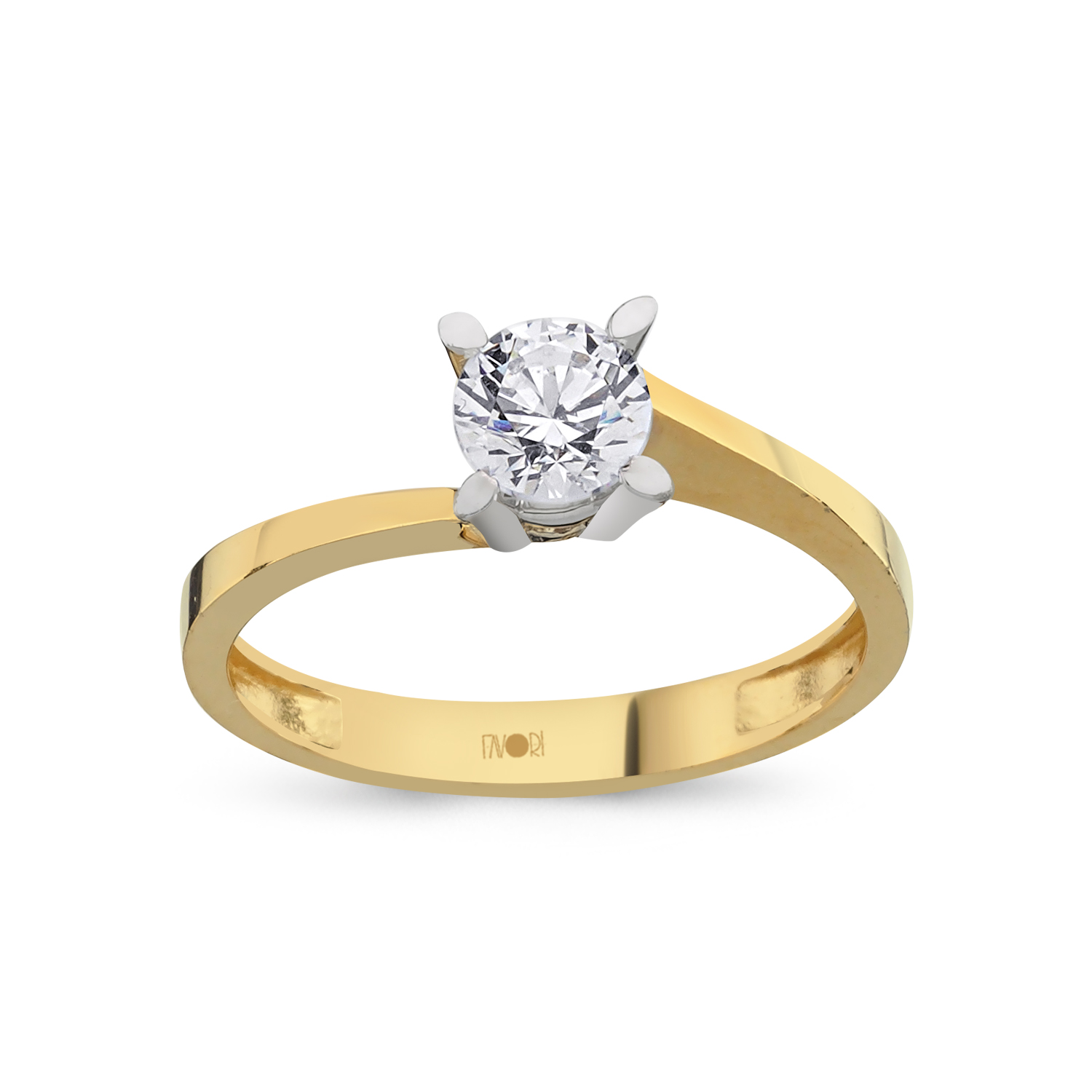 Altın Tektaş Yüzük