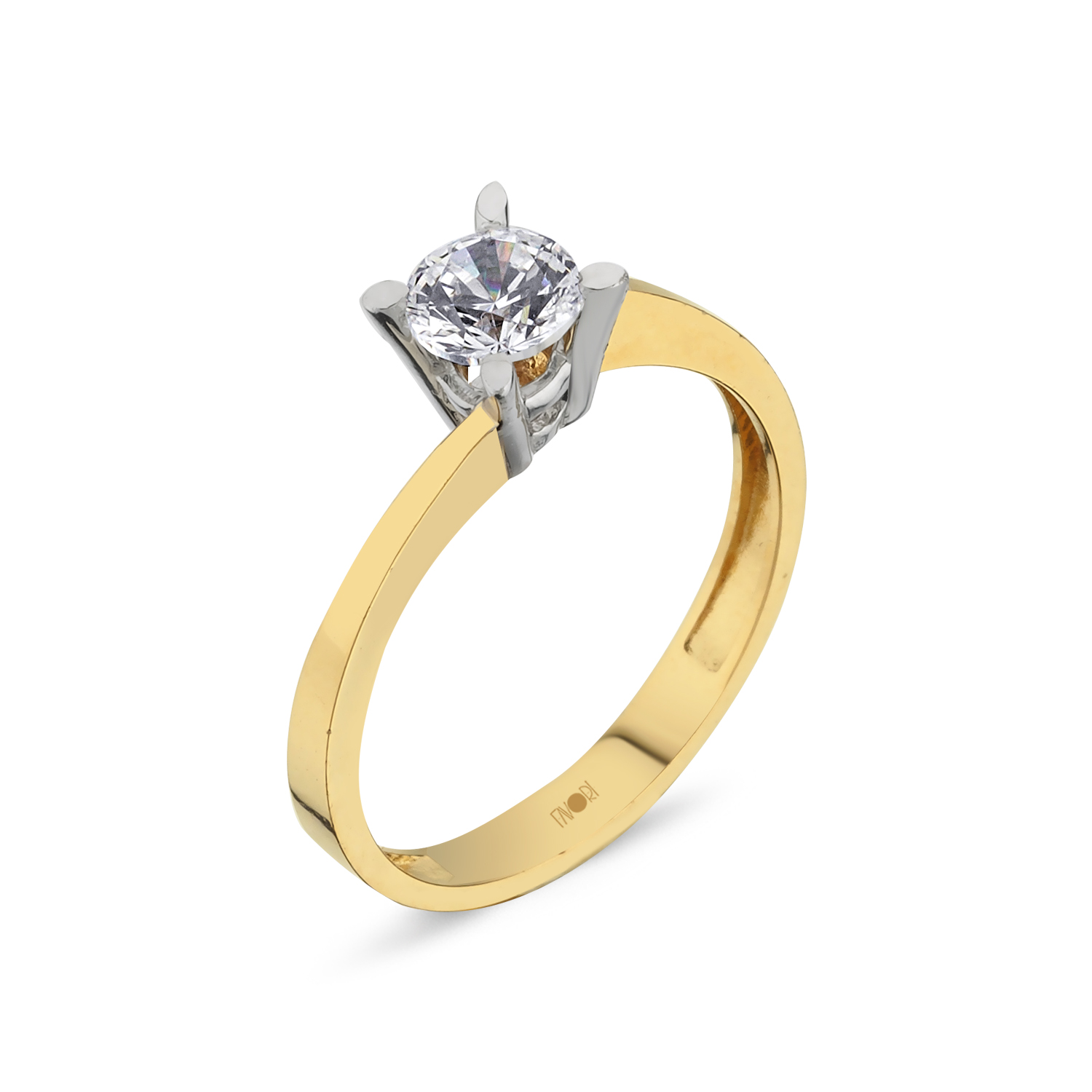 Altın Tektaş Yüzük