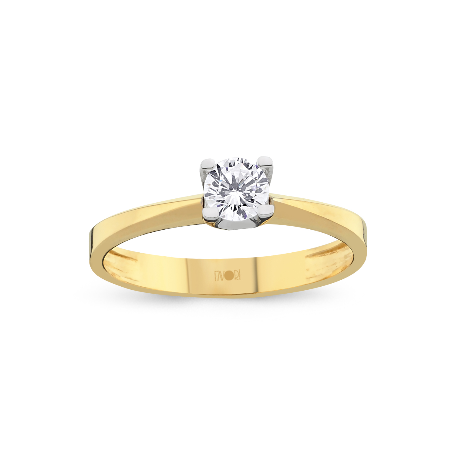 Altın Tektaş Yüzük