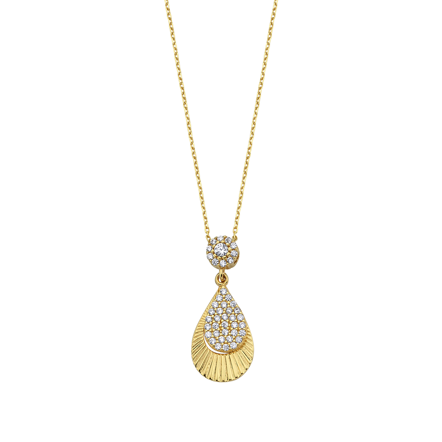 Favori Gold Top Top Cerceveli Tugrali Altin Kolye Favori Tugrali Cerceve Kolyeler