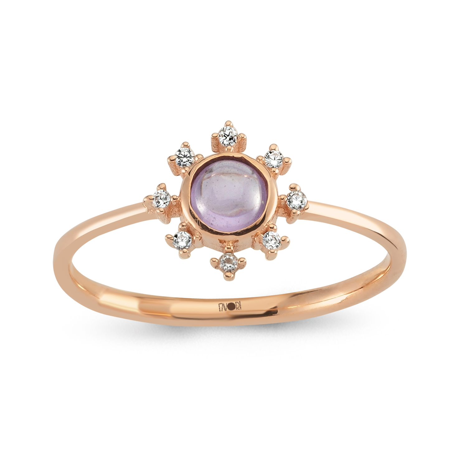 Ametist Taşlı Yüzük