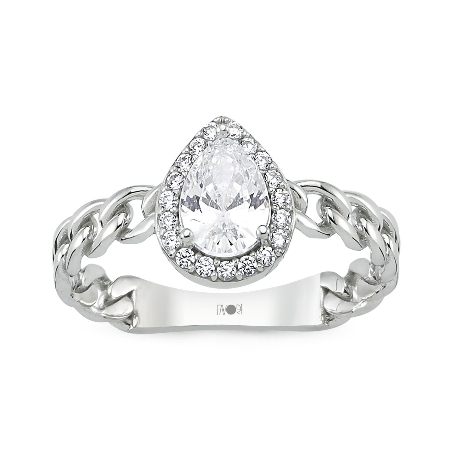 Damla Taşlı Yüzük