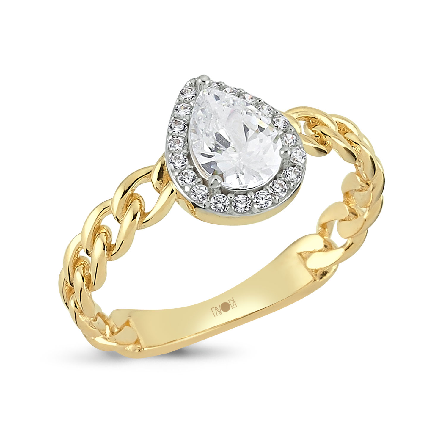 Damla Taşlı Yüzük