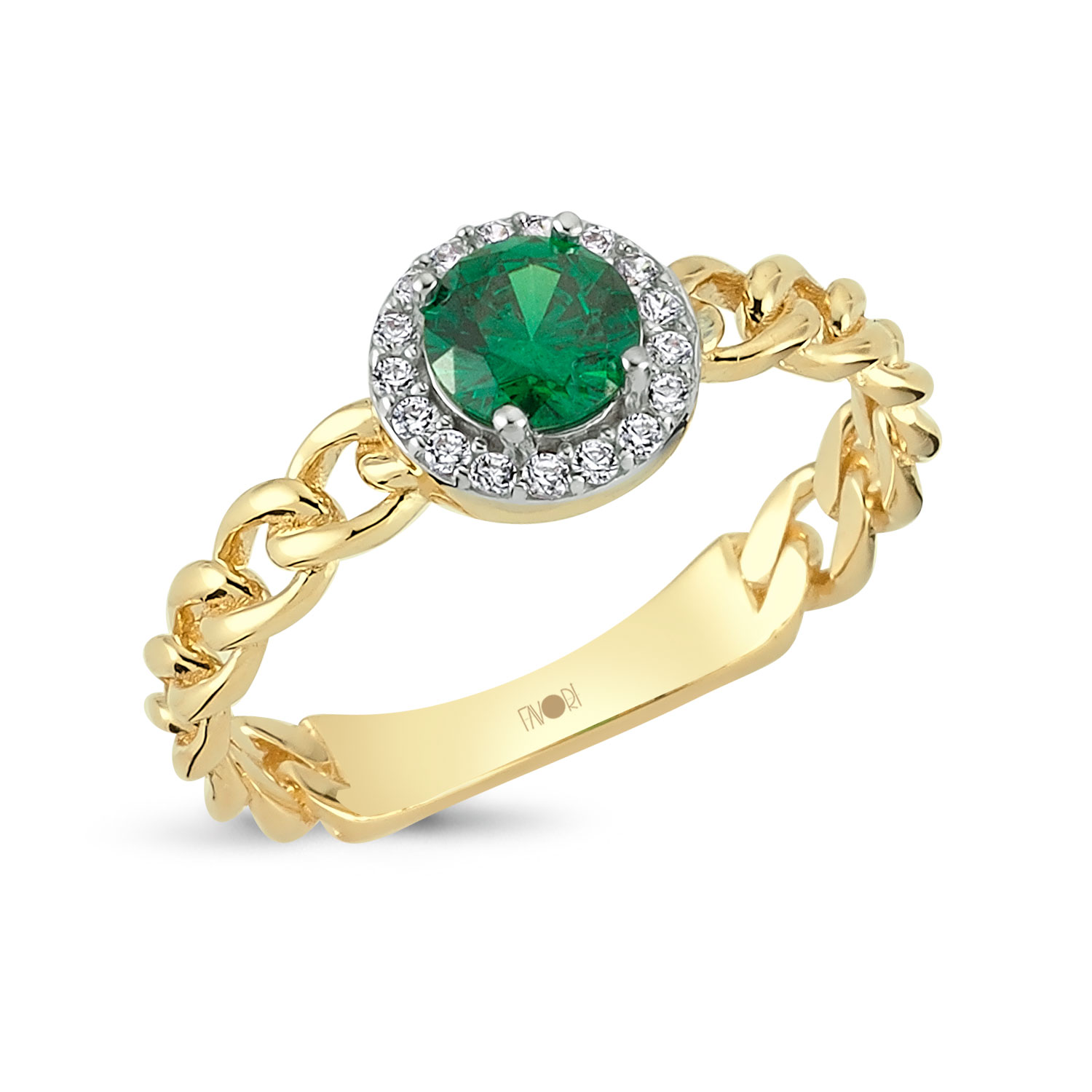 Yeşıl Taşlı Yüzük