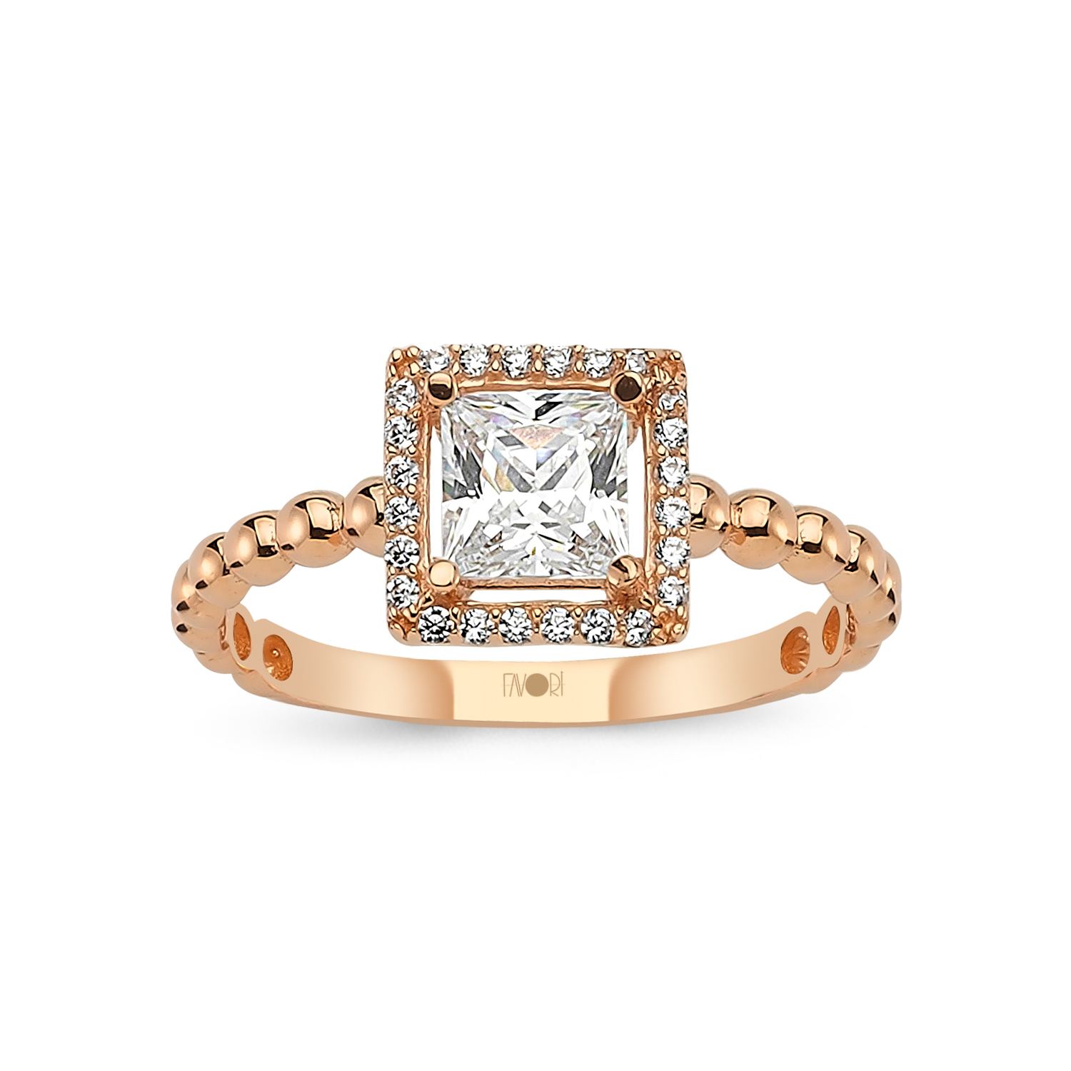 Baget Taşlı Yüzük