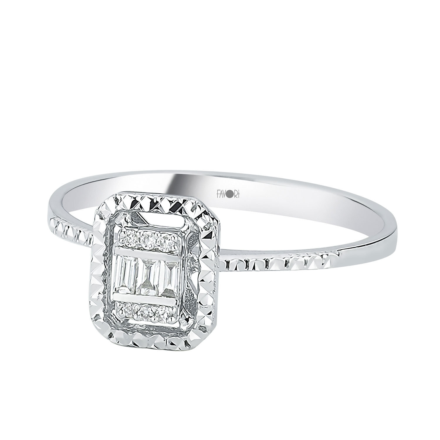 Pırlanta Baget Yüzük