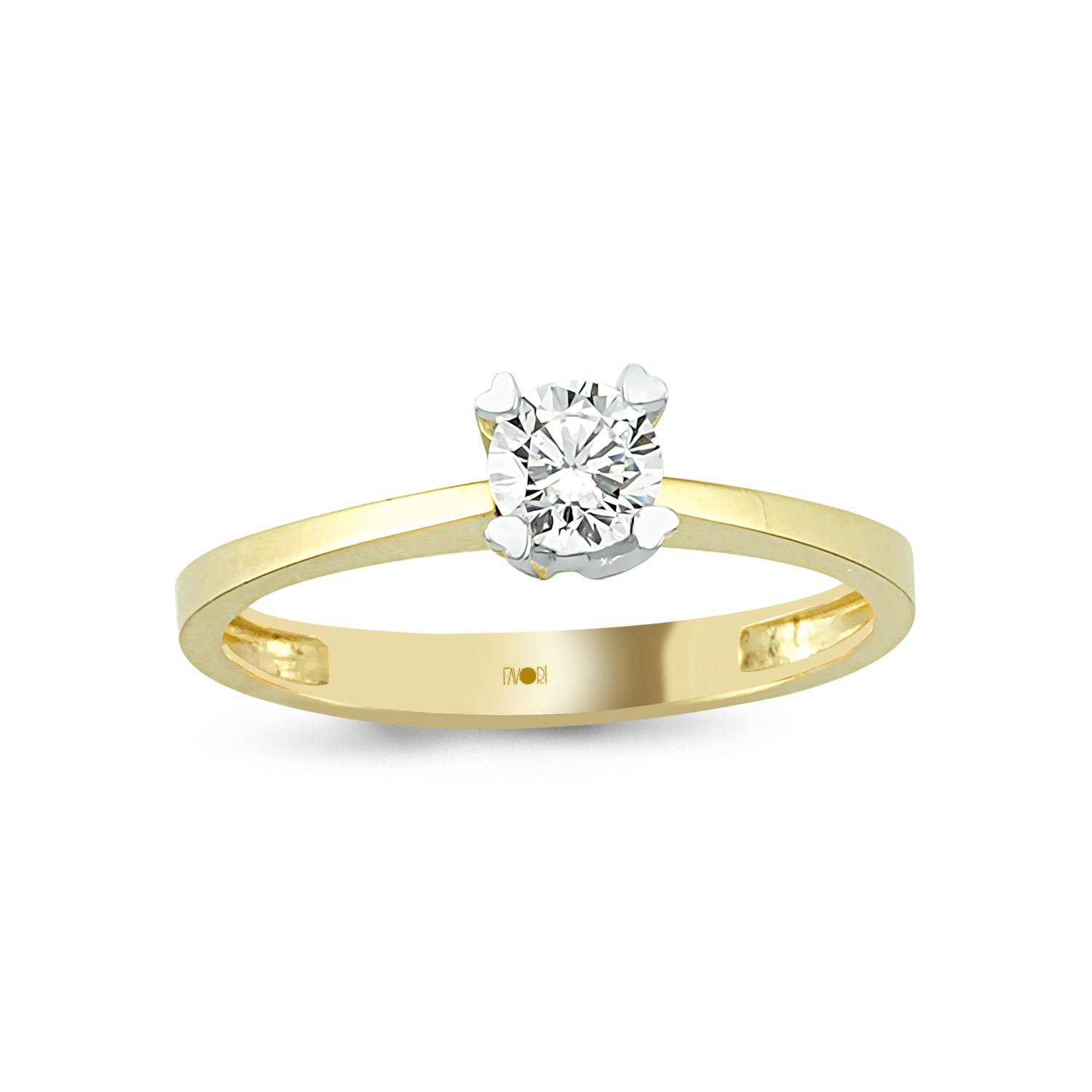 Altın Tektaş Yüzük