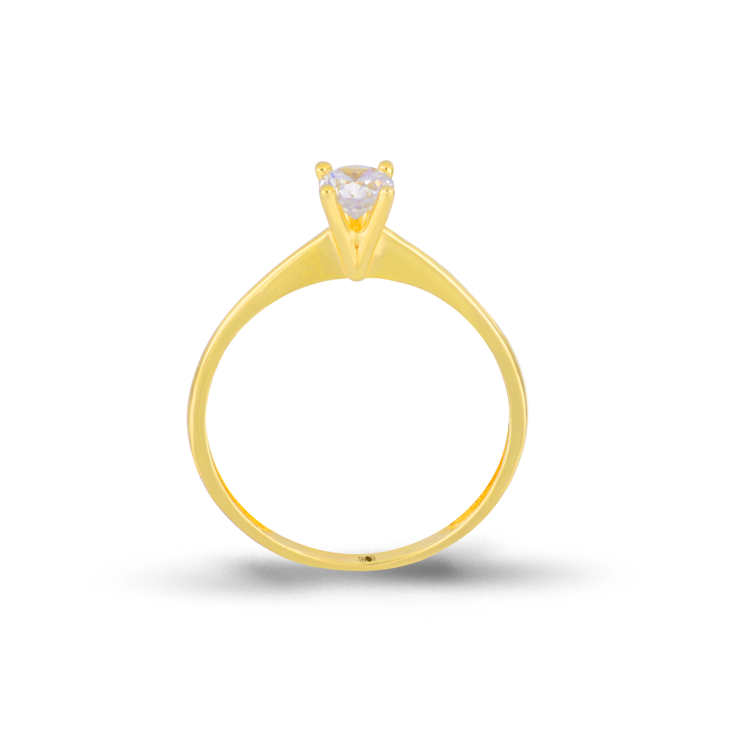 Altın Tektaş Yüzük